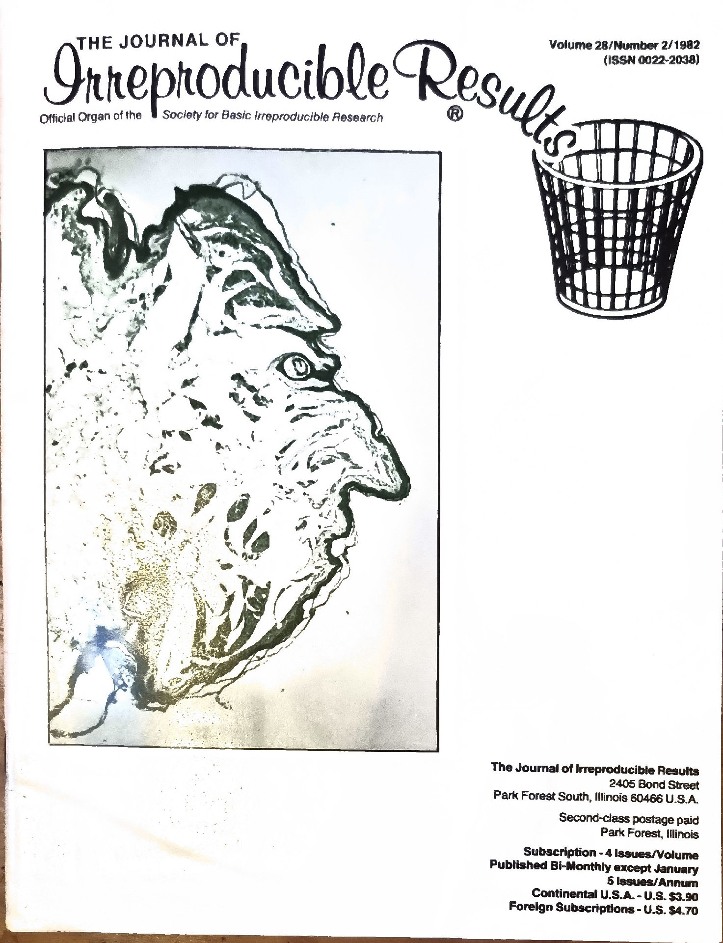 THE JOURNAL OF Irreproducible Results