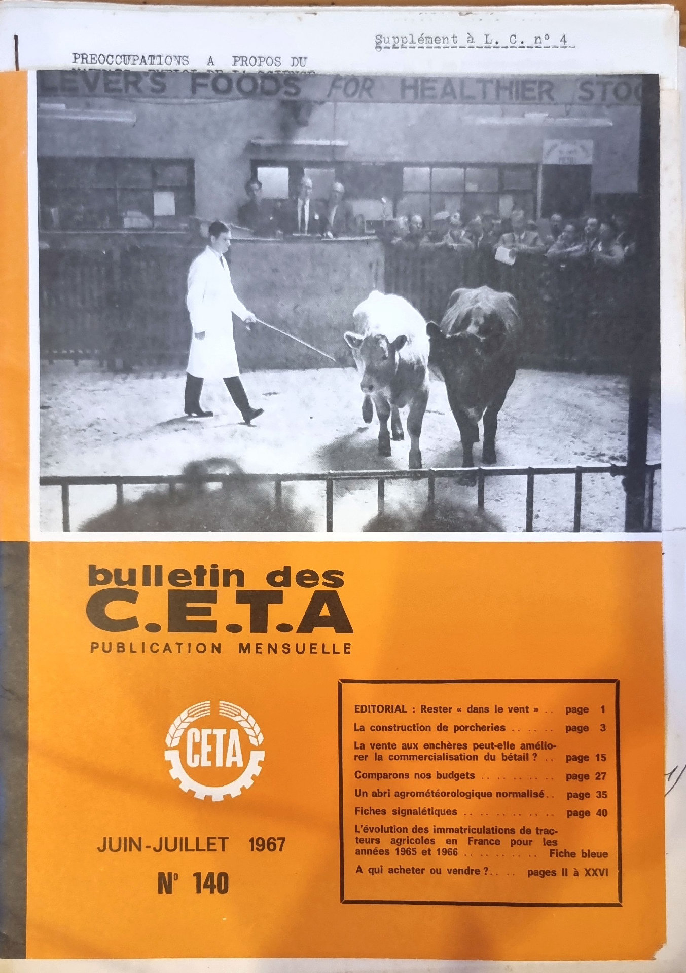 Bulletin des C.E.T.A. N° 140