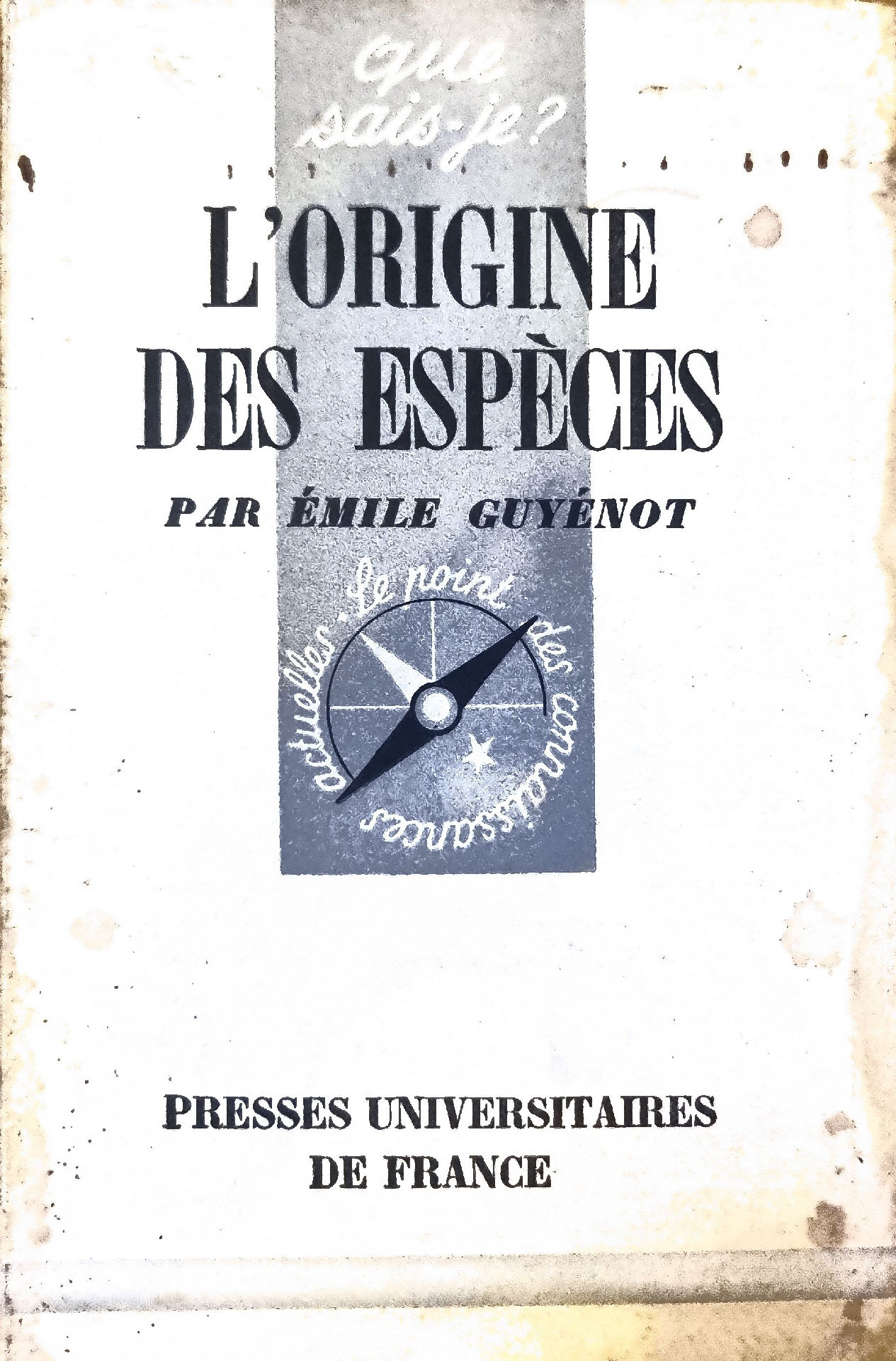 L&rsquo;ORIGINE DES ESPÈCES