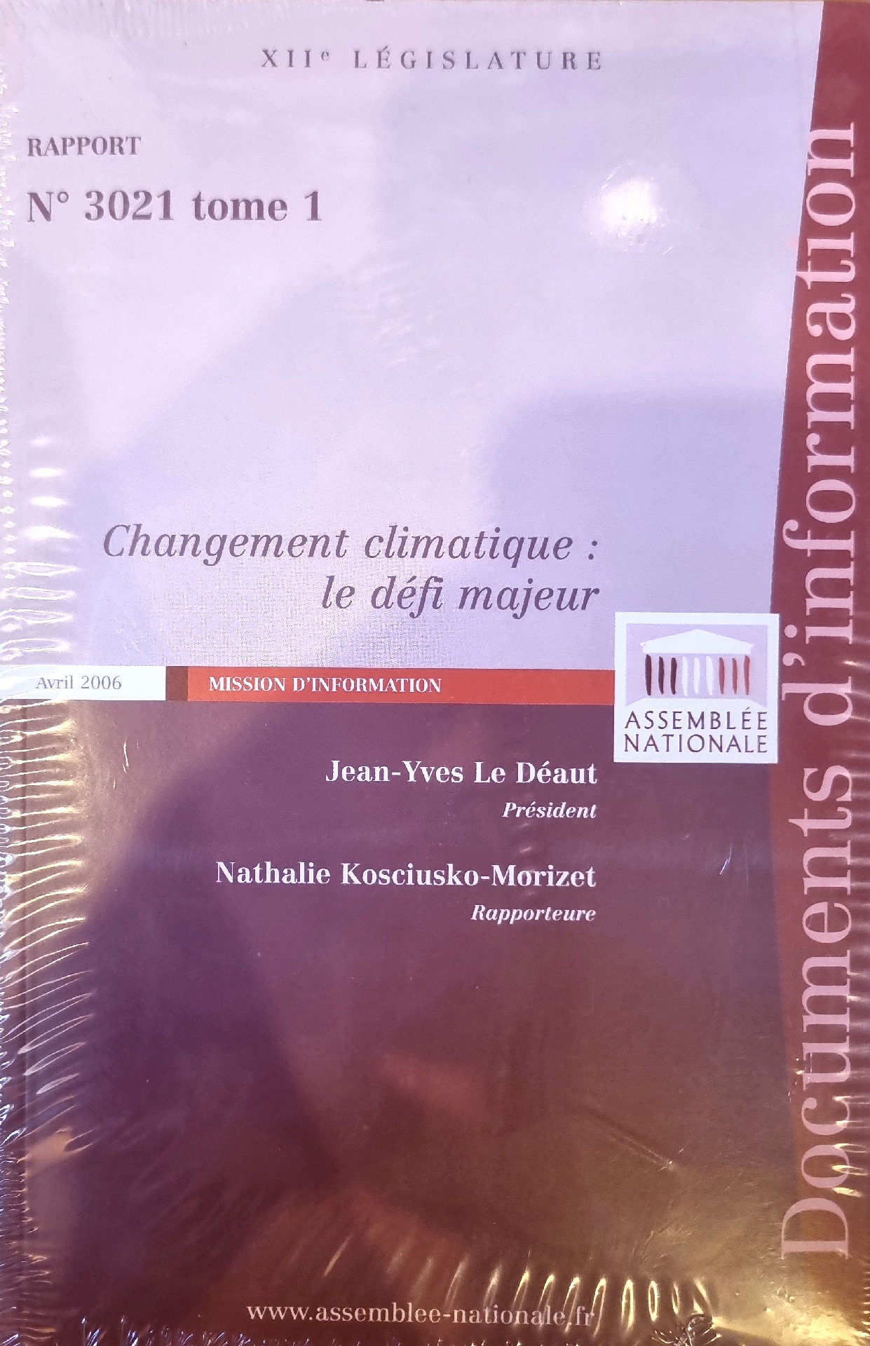 Changement climatique : le défi majeur