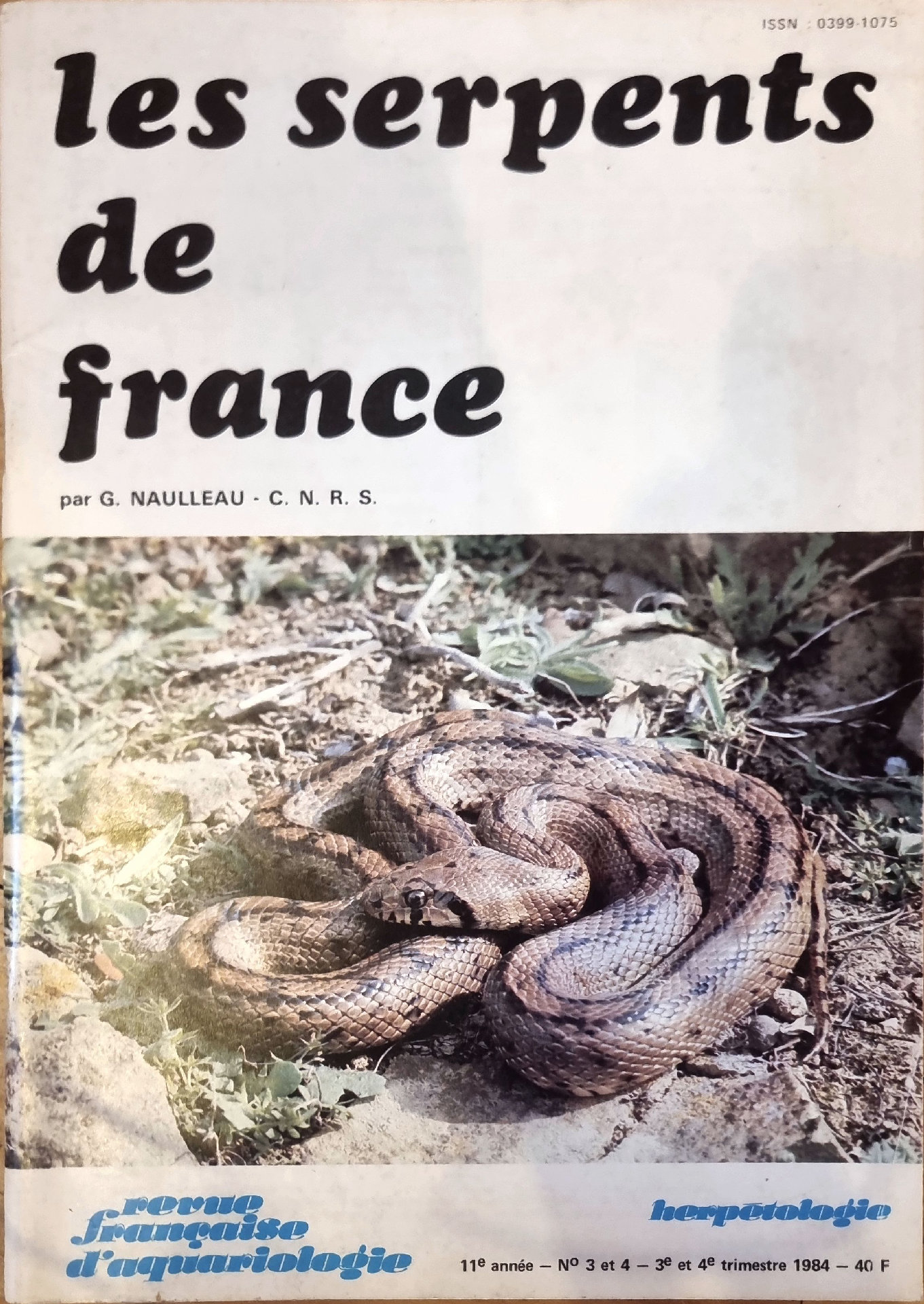 les serpents de france