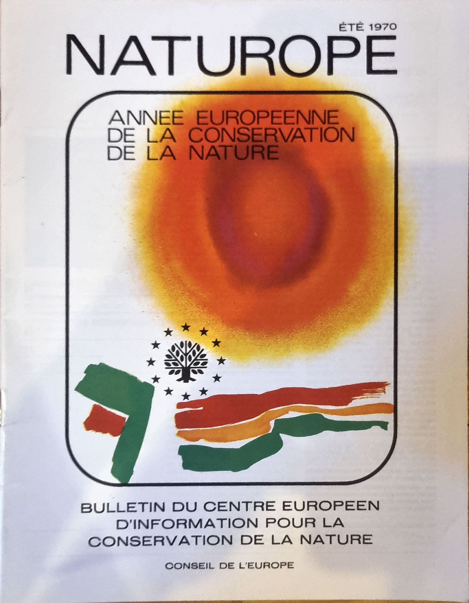 Naturopa. Été 1970. Année européenne de la conservation de la nature. Bulletin du Centre européen d&rsquo;information pour la conservation de la nature