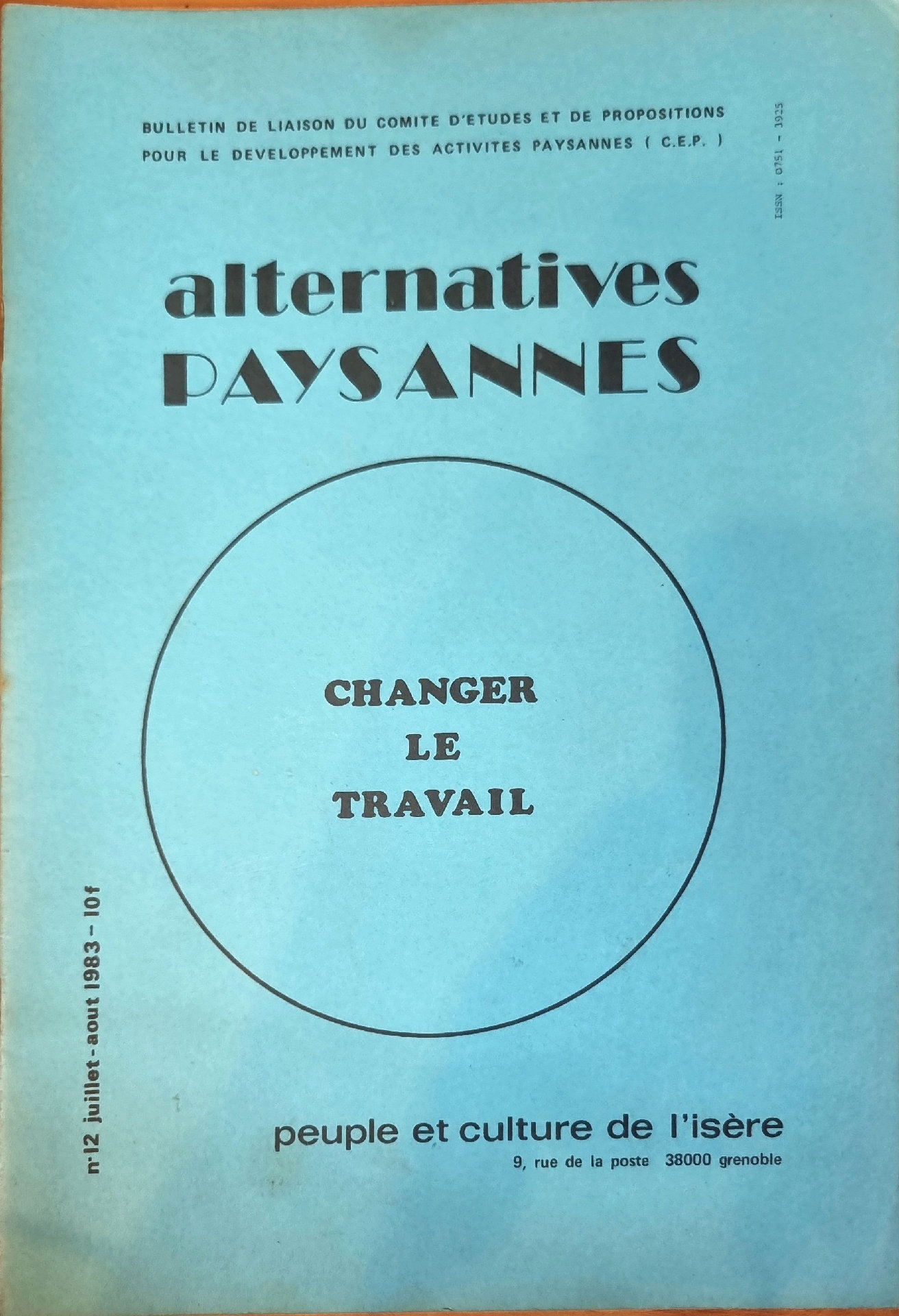 Alternatives Paysannes : Changer le Travail