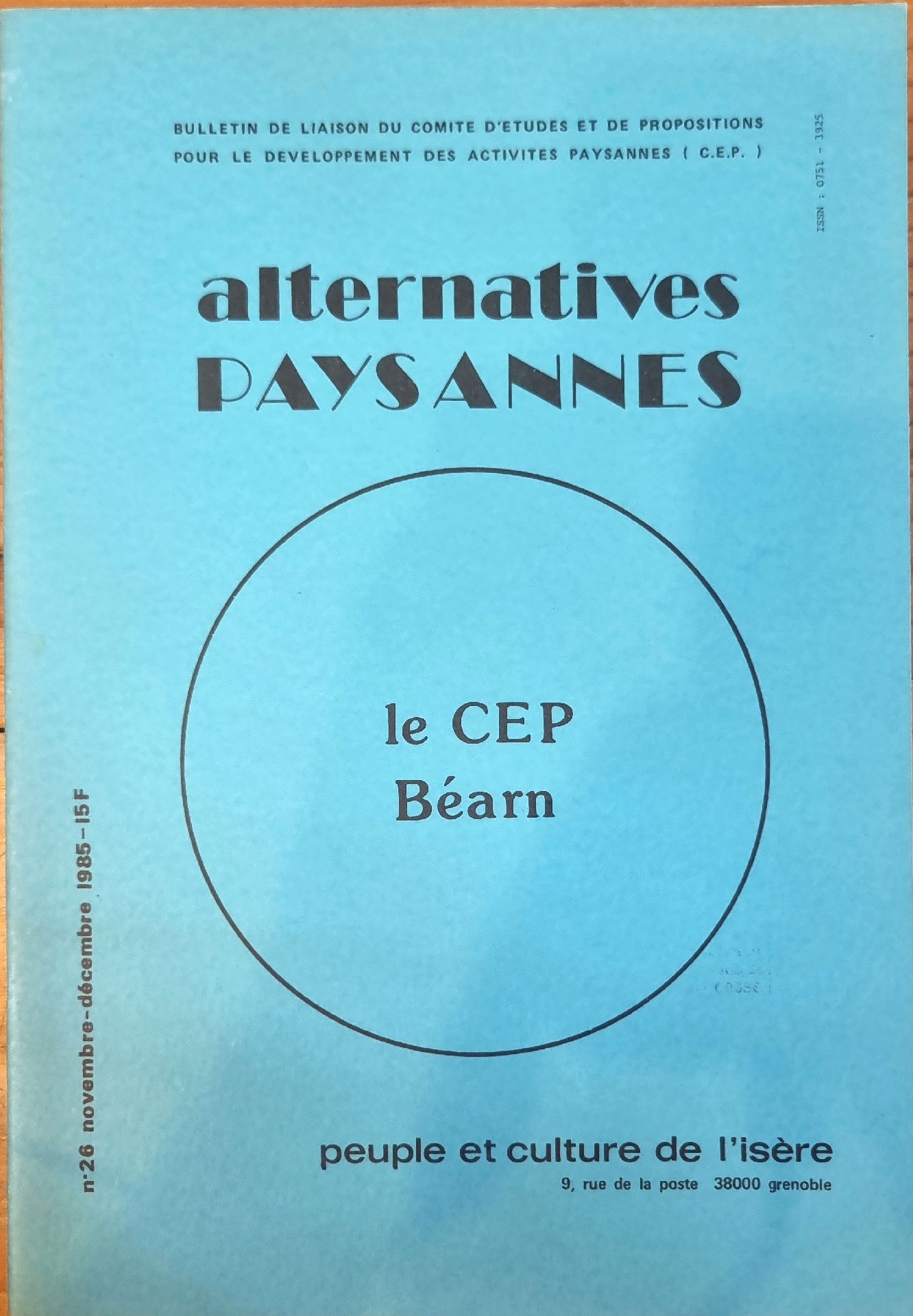 Alternatives paysannes : le CEP Béarn
