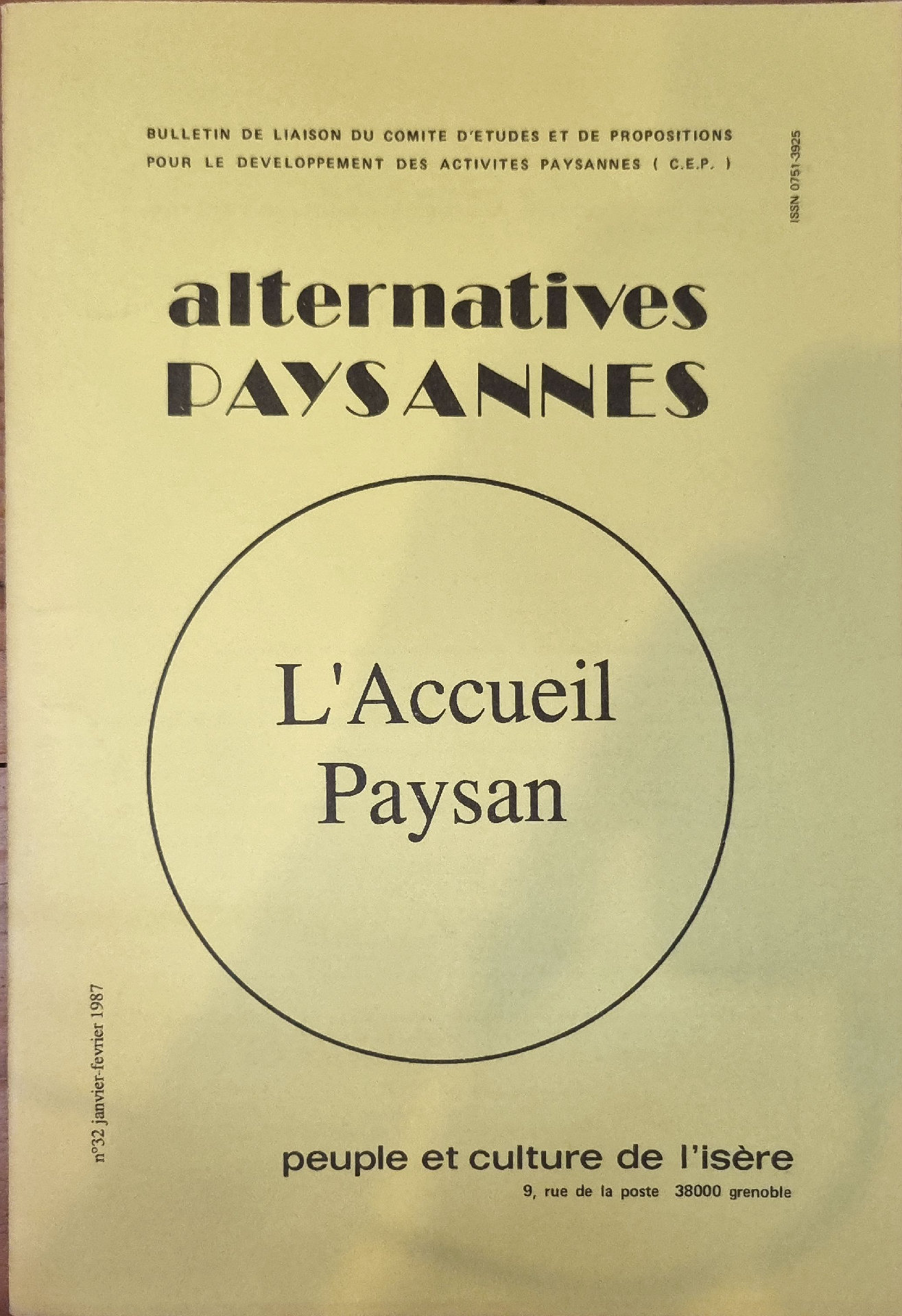 alternatives PAYSANNES