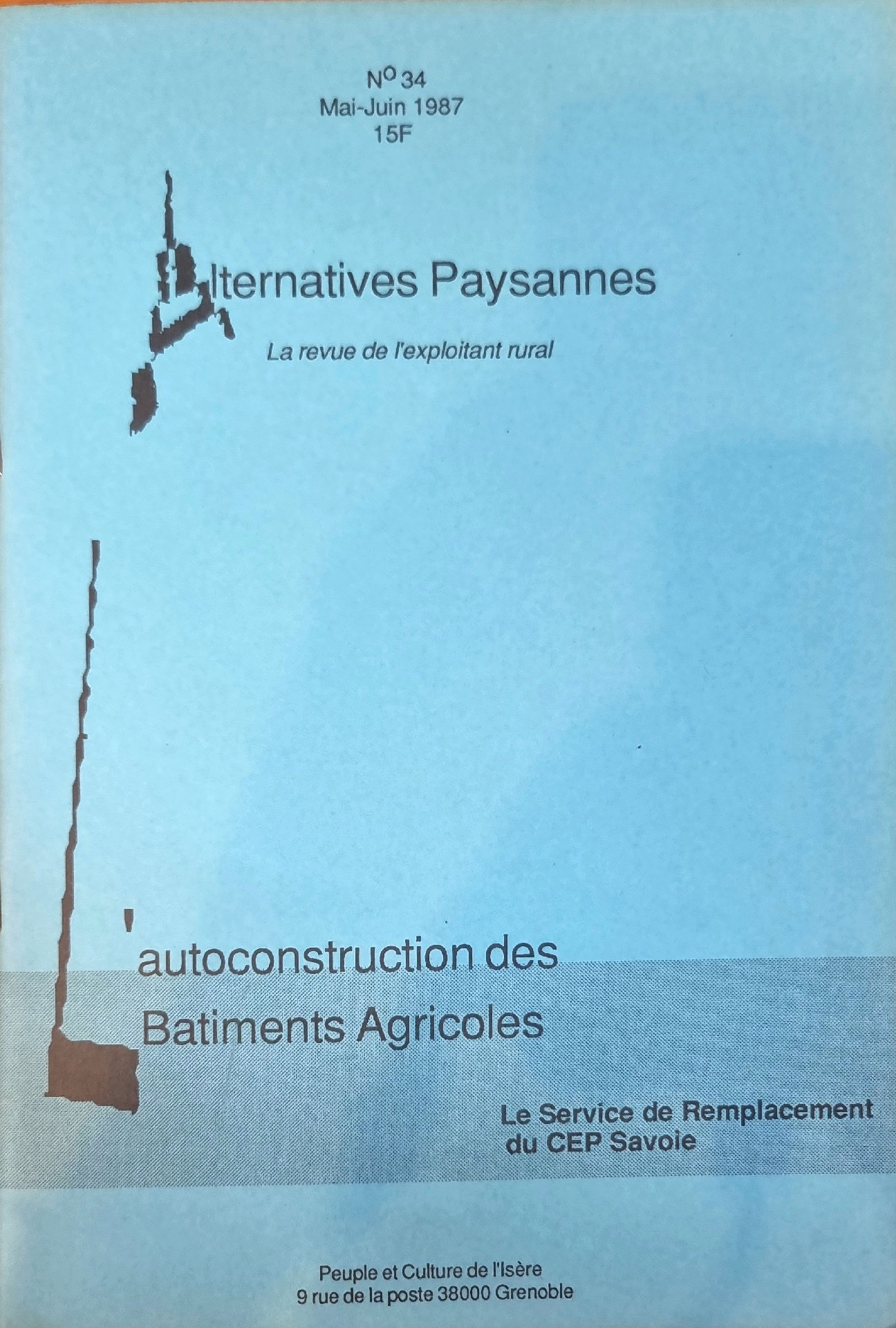 Alternatives Paysannes : autoconstruction des Batiments Agricoles