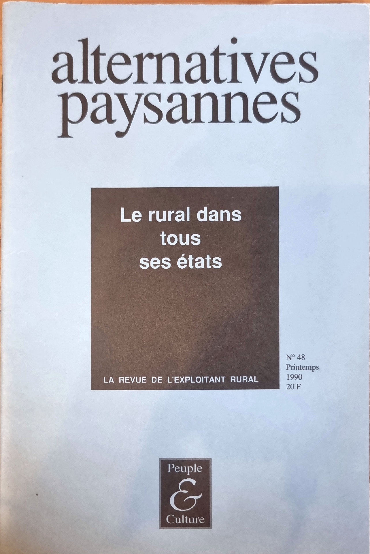 Alternatives paysannes : Le rural dans tous ses états