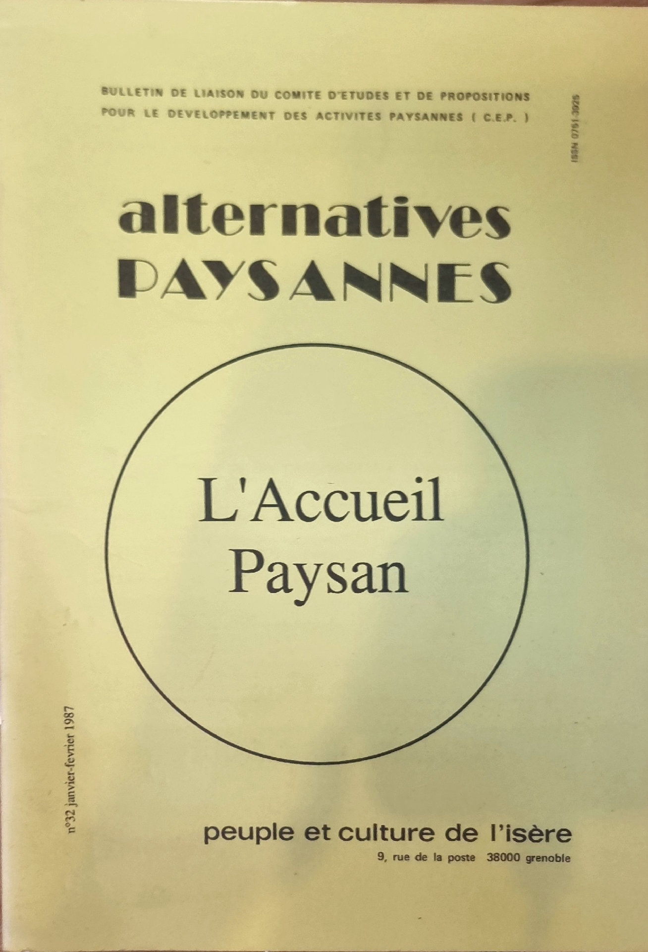 L&rsquo;Accueil Paysan