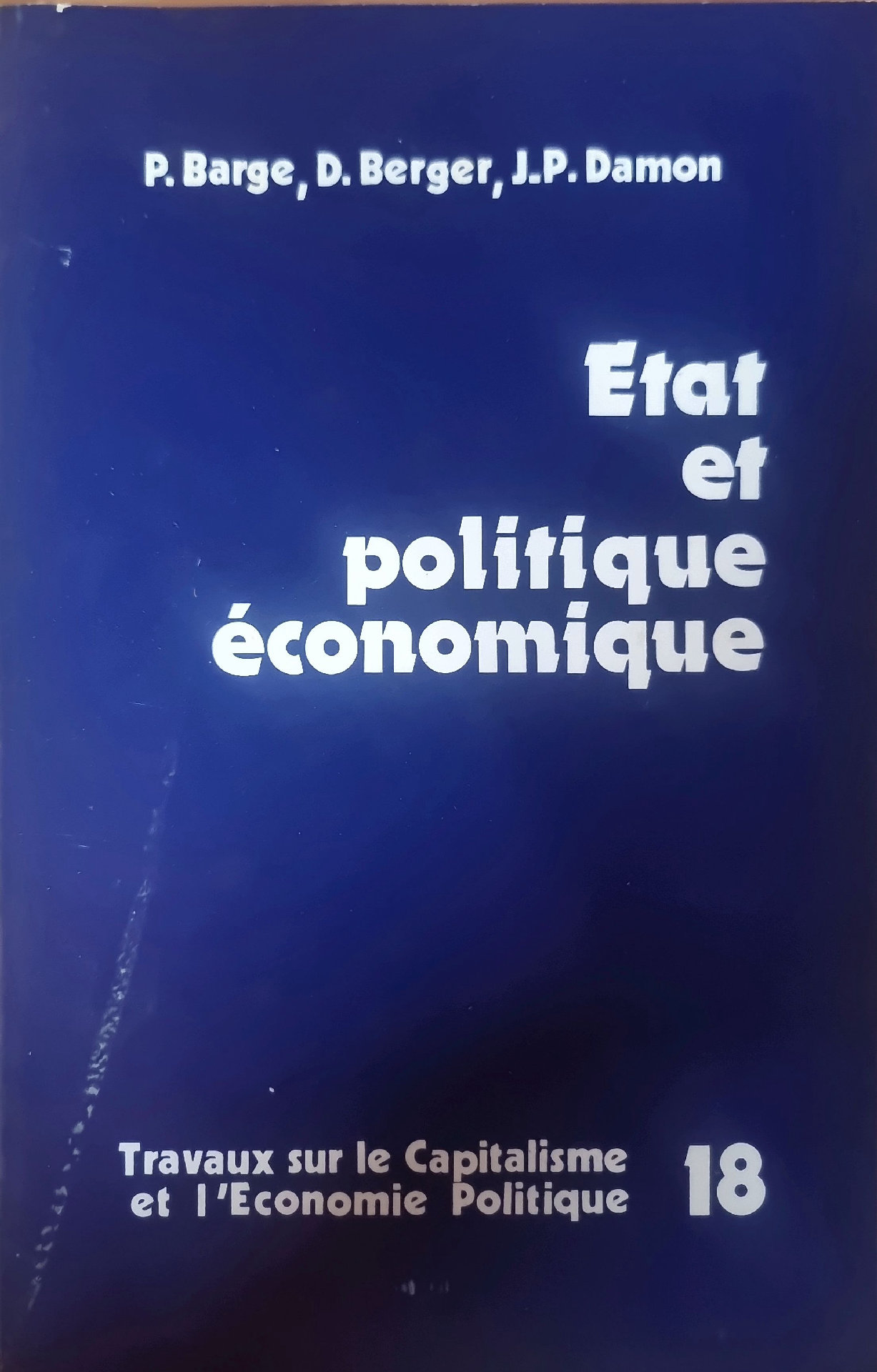 Etat et politique économique