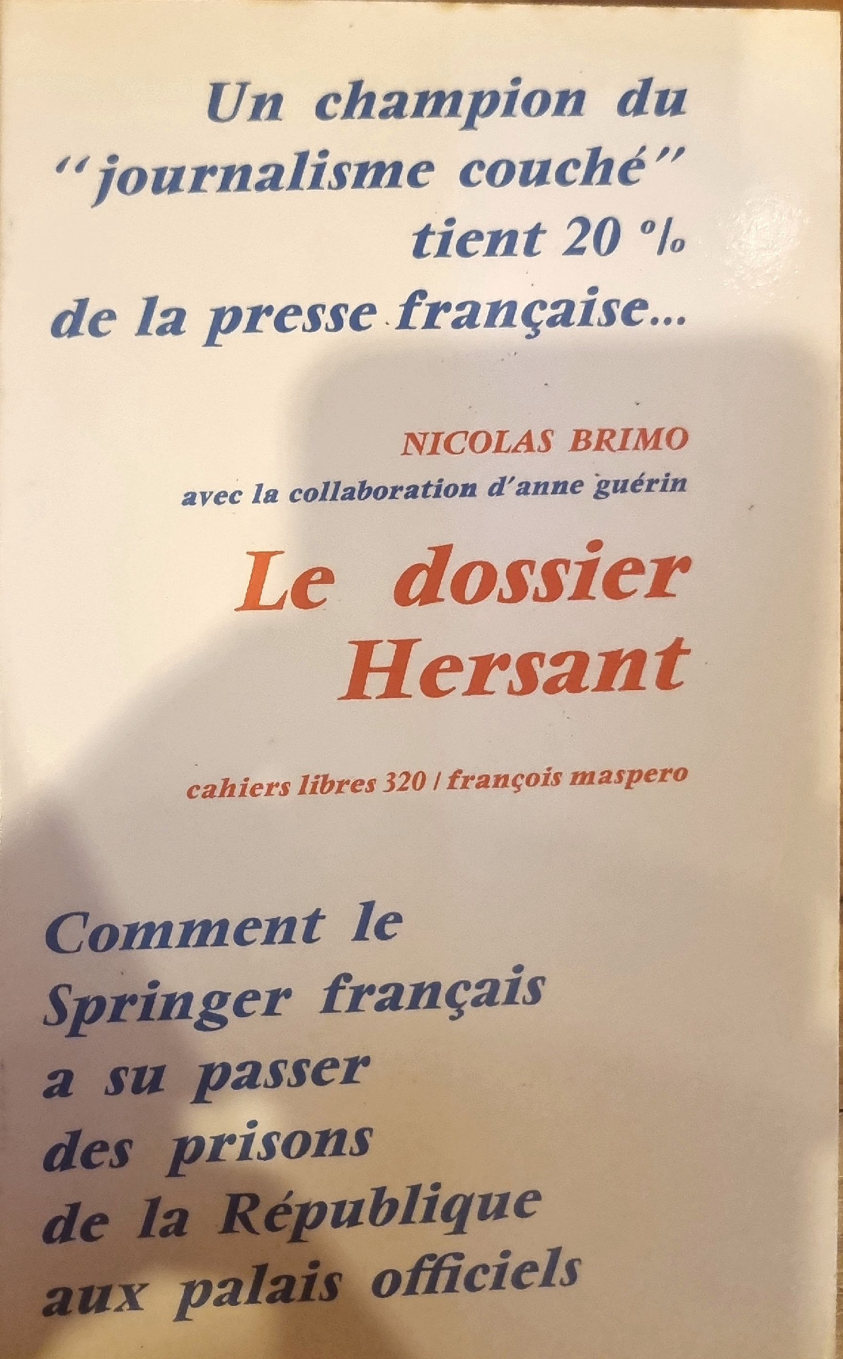 Le dossier Hersant