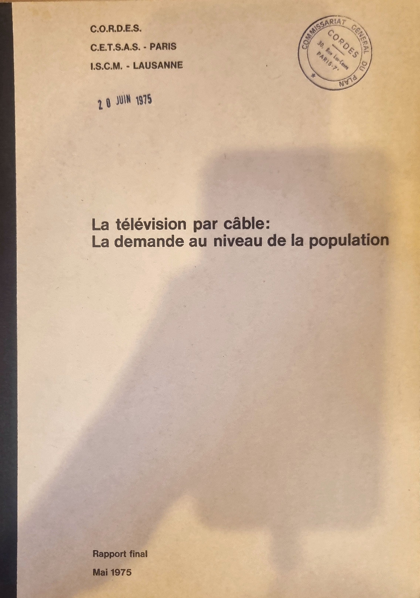 La télévision par câble: La demande au niveau de la population