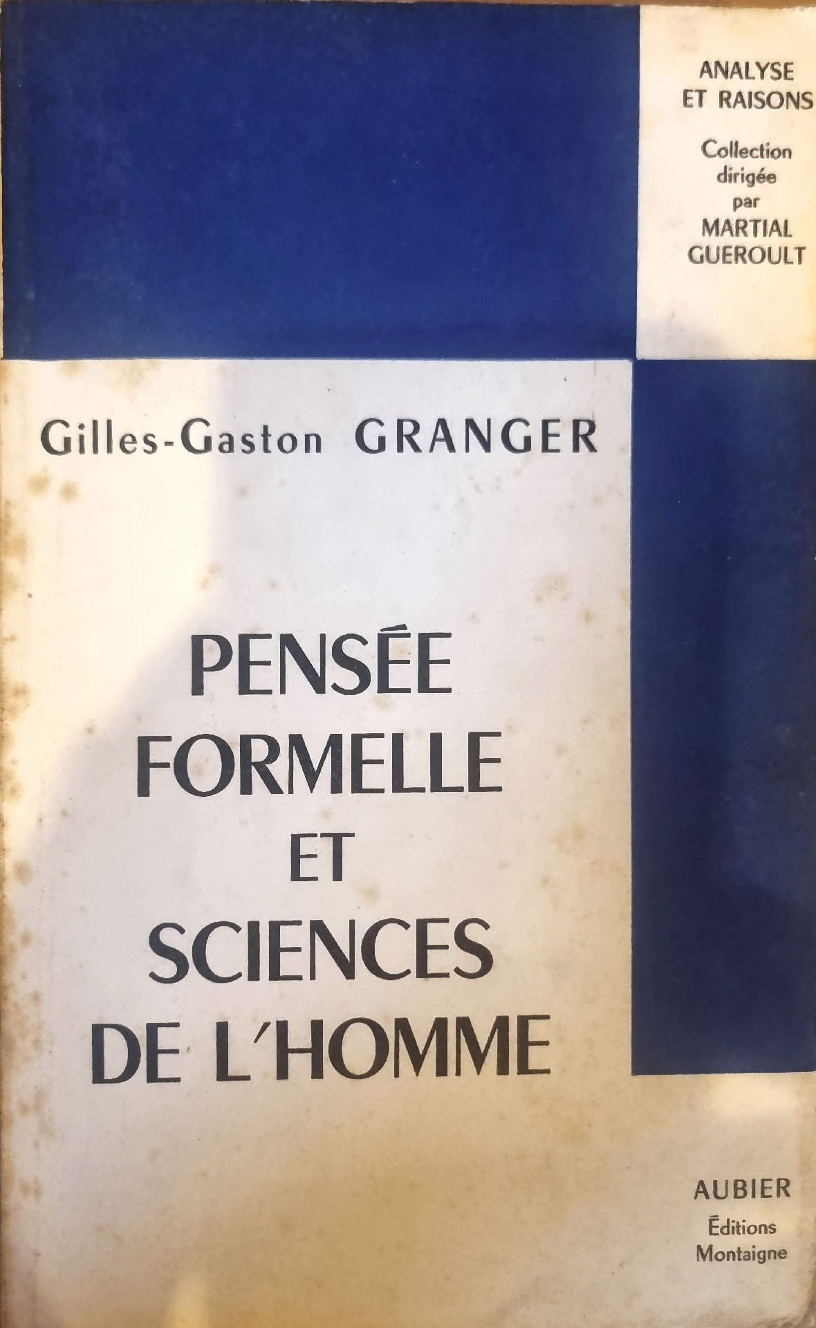 Pensée formelle et sciences de l&rsquo;homme