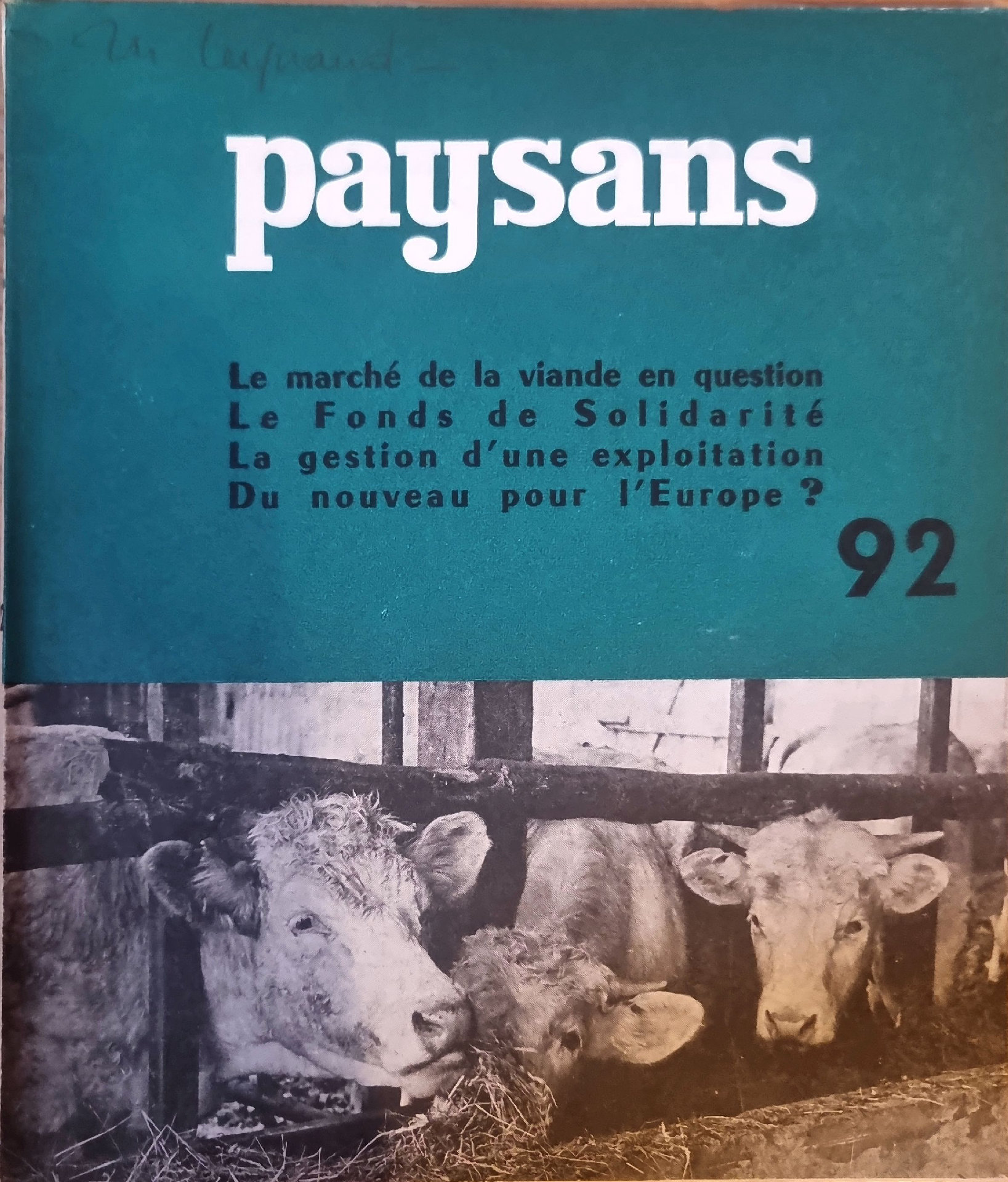 paysans n° 92