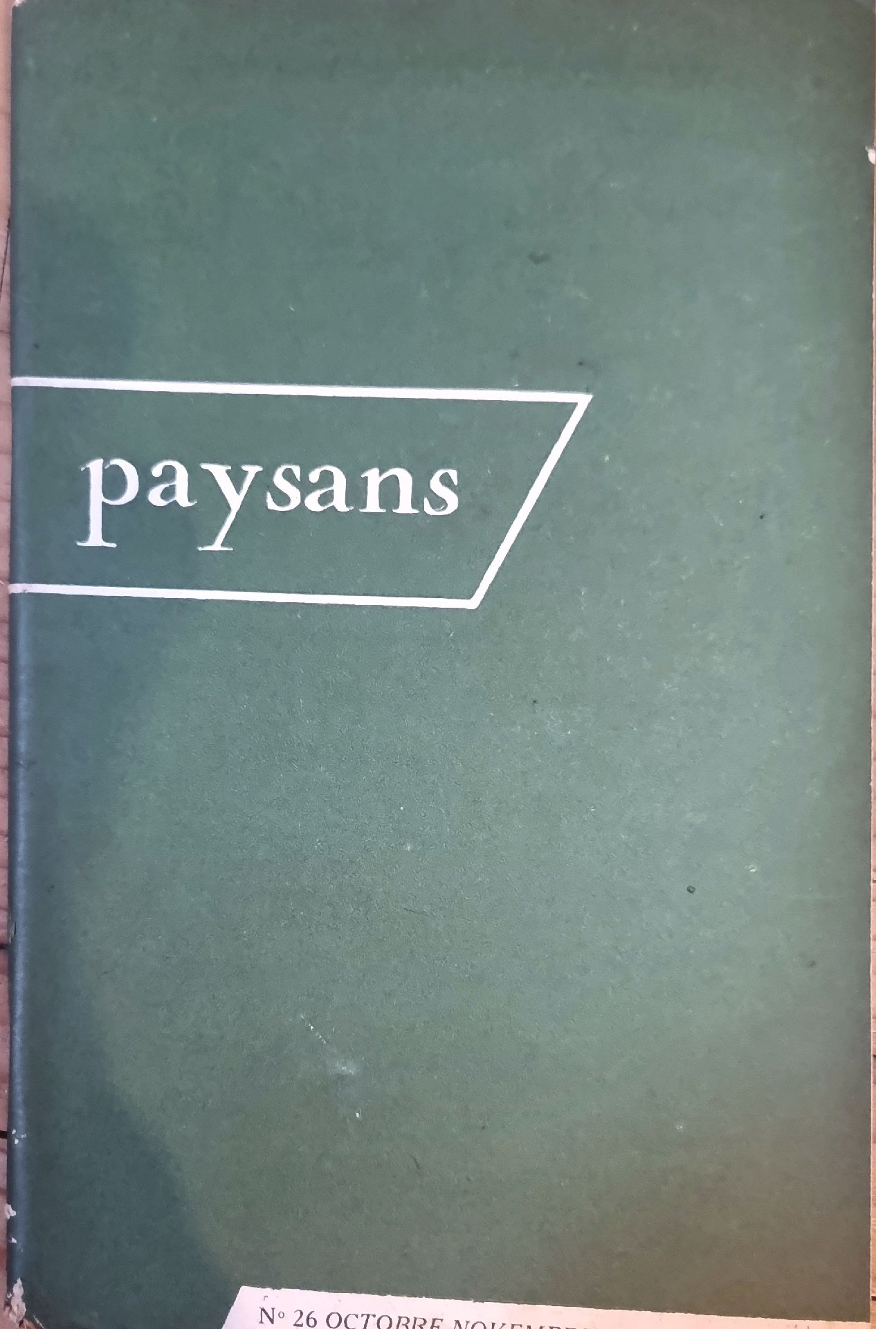 Revue « paysans »