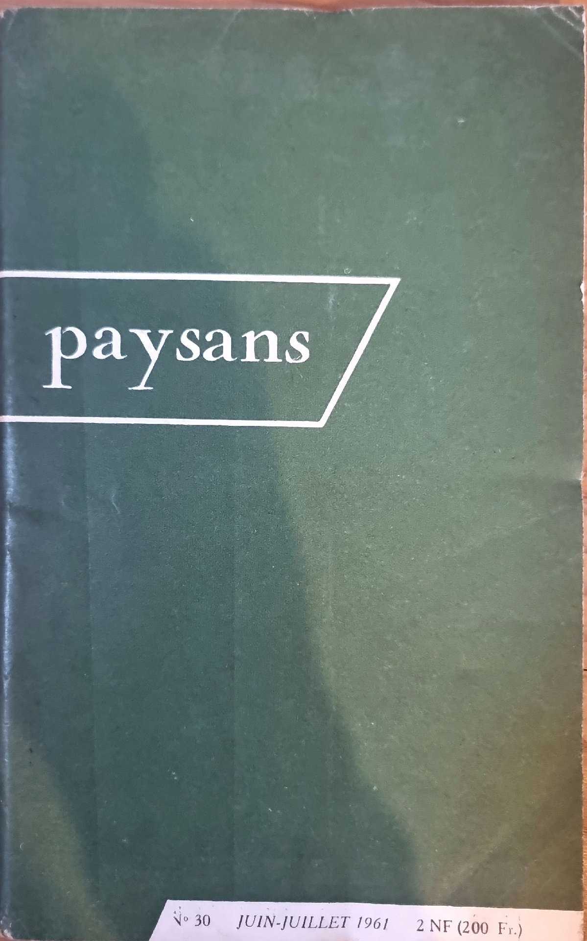 Revue Paysans