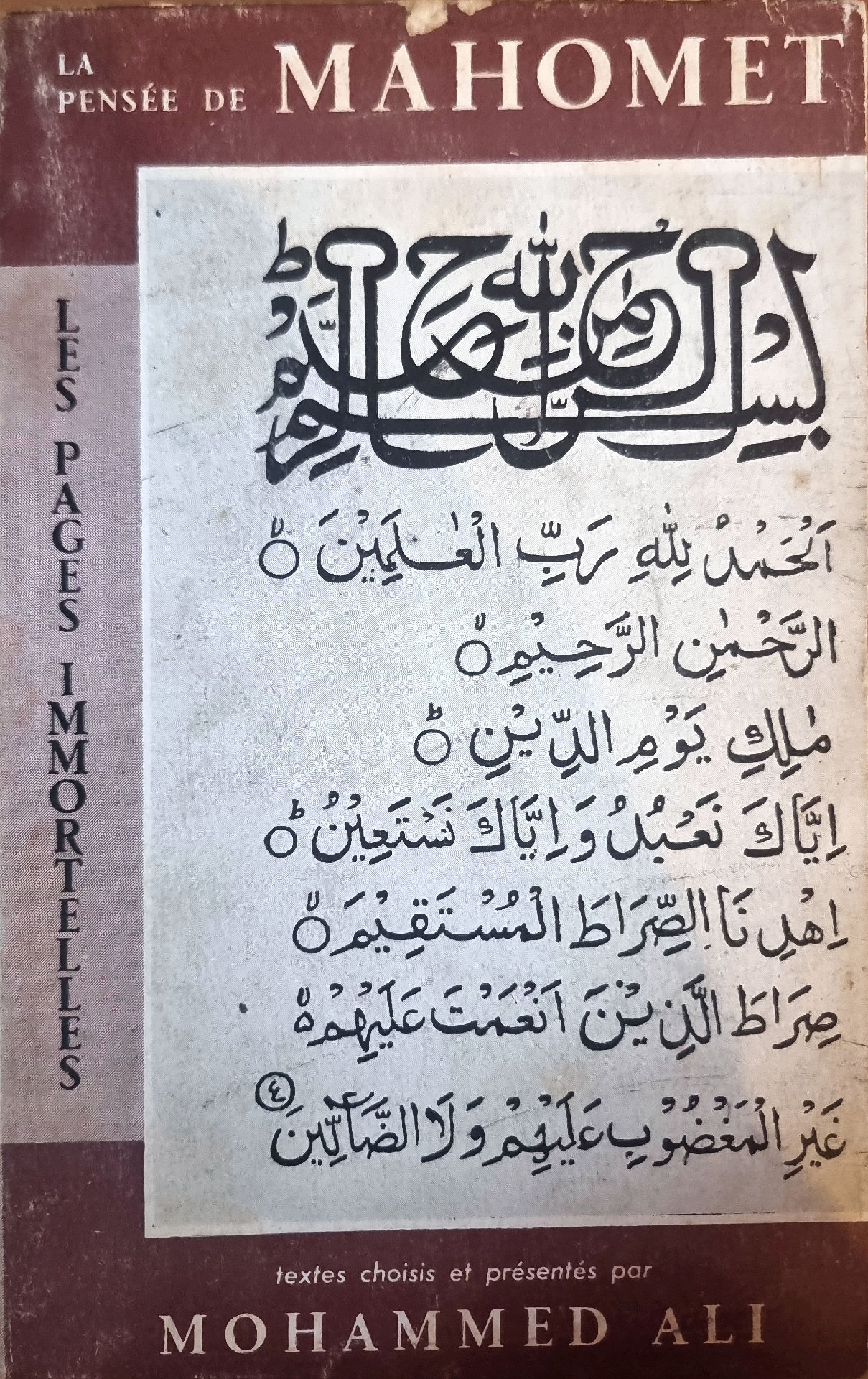 La pensée de Mahomet