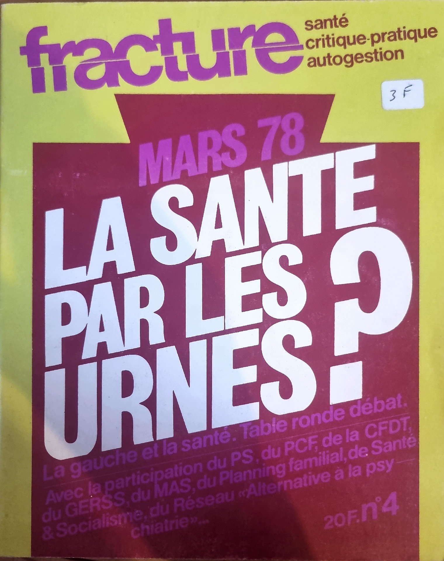 Fracture : La santé par les urnes ?