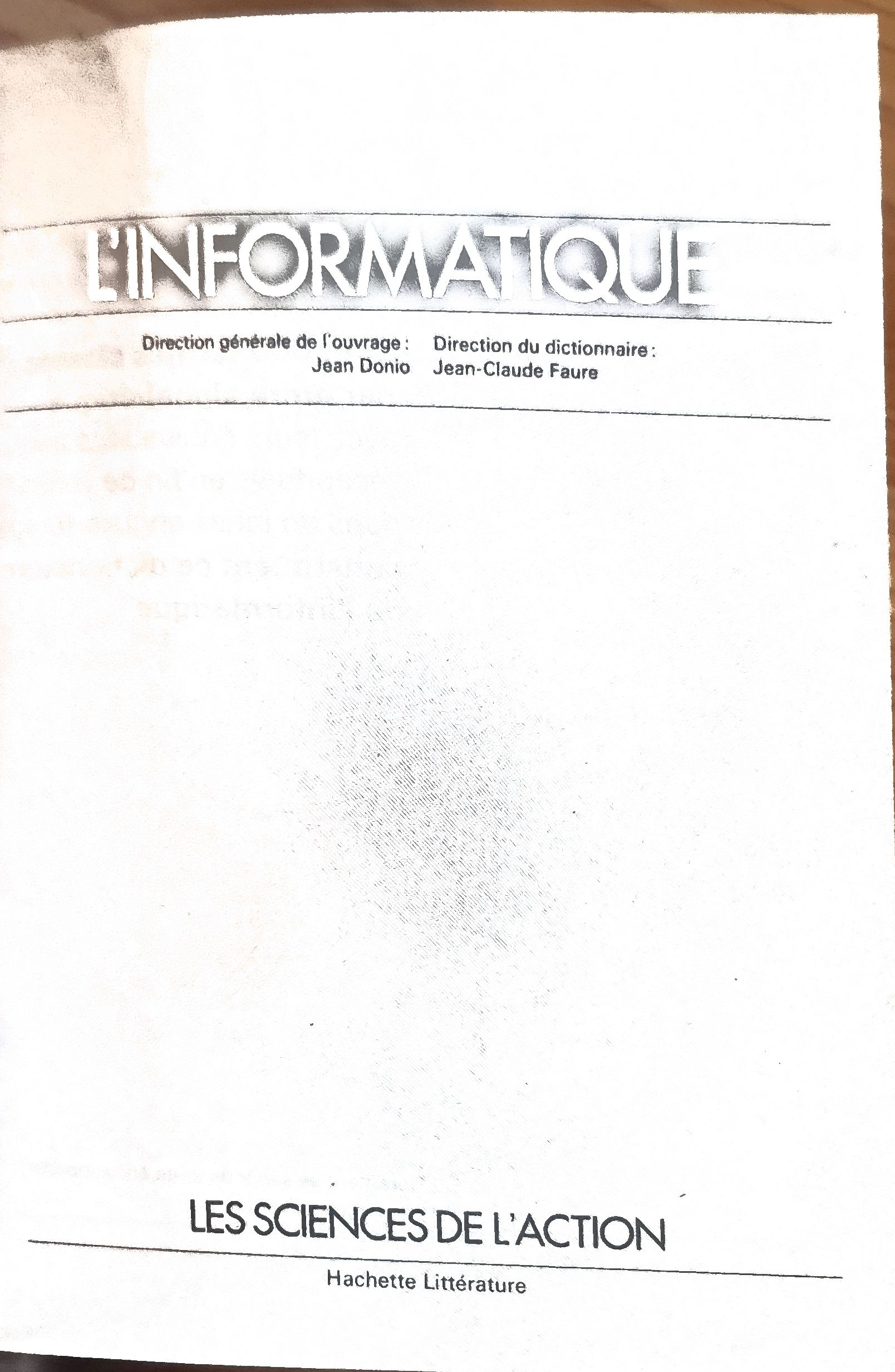 L&rsquo;INFORMATIQUE