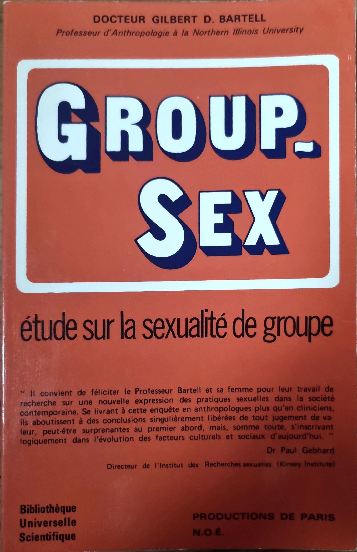 GROUP-SEX étude sur la sexualité de groupe