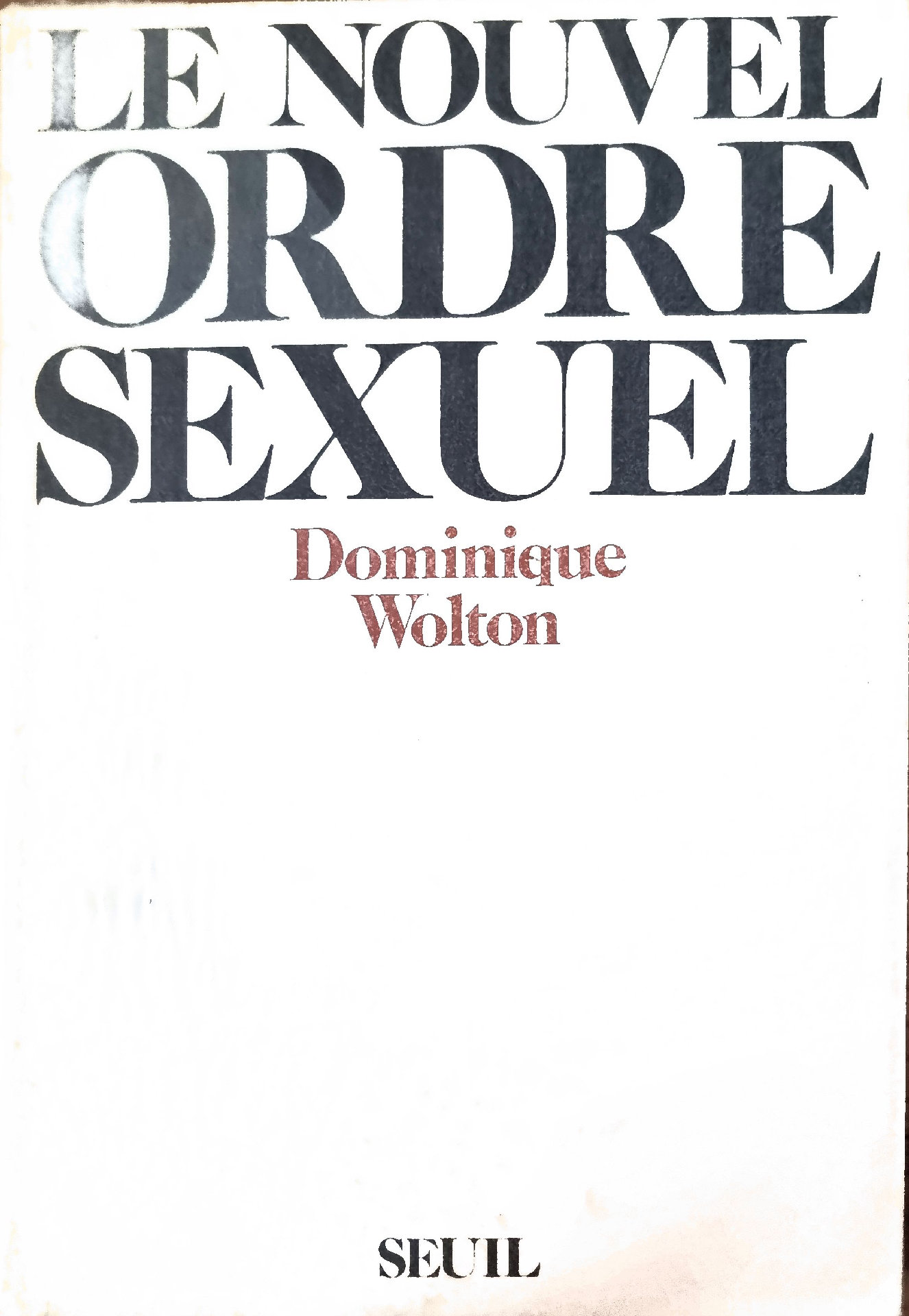 LE NOUVEL ORDRE SEXUEL