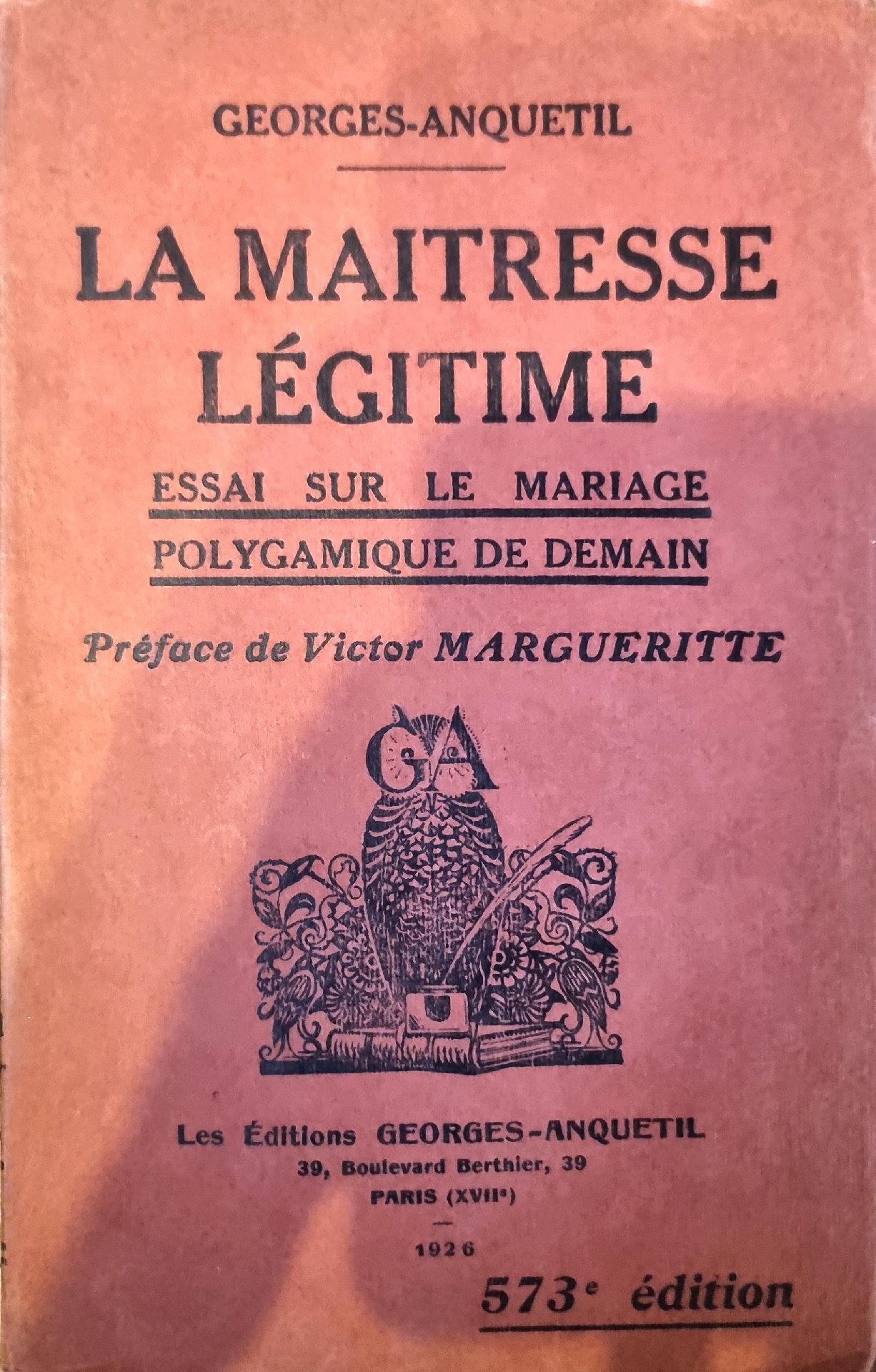 LA MAÎTRESSE LÉGITIME