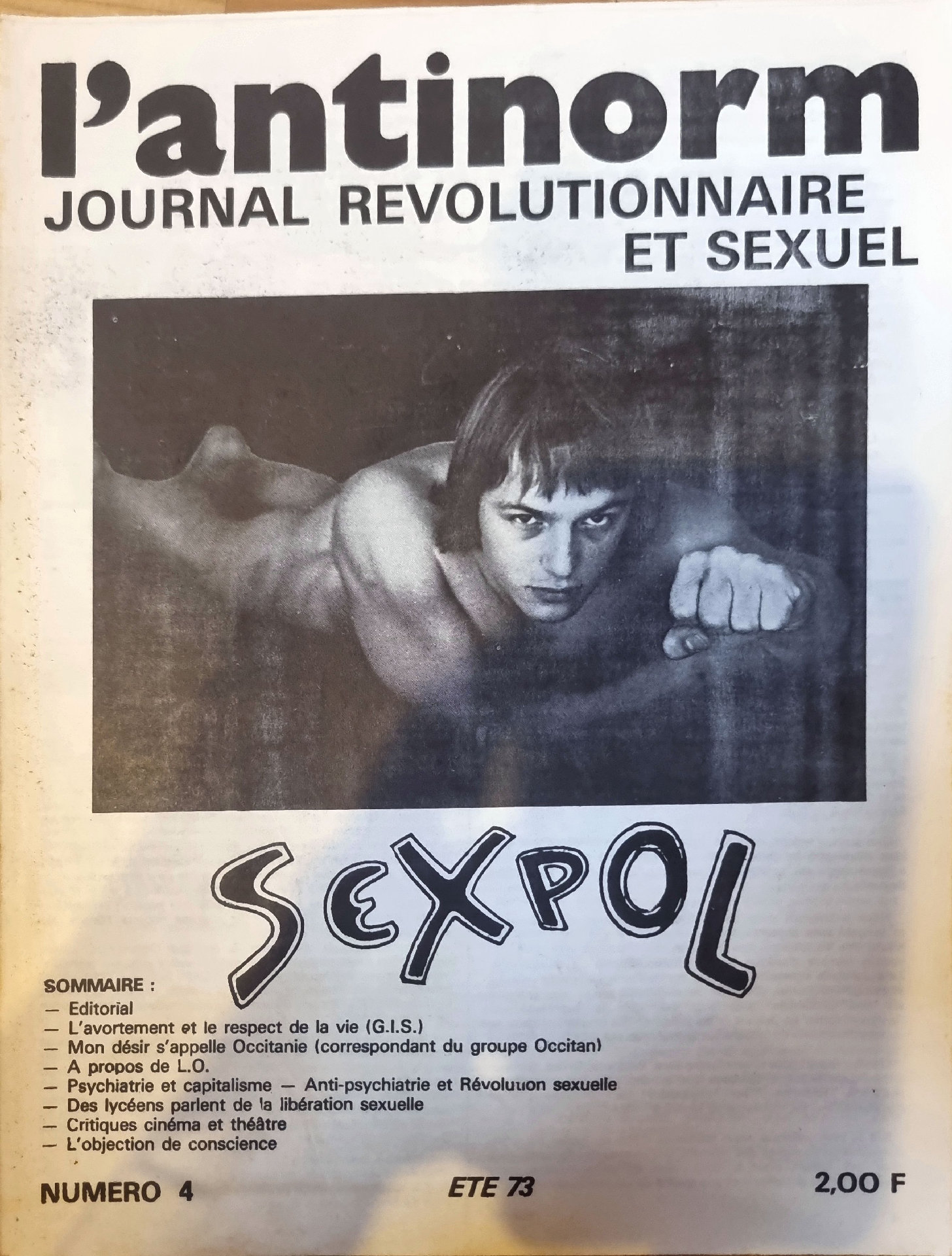 L&rsquo;antinorm – Sexpol, Numéro 4