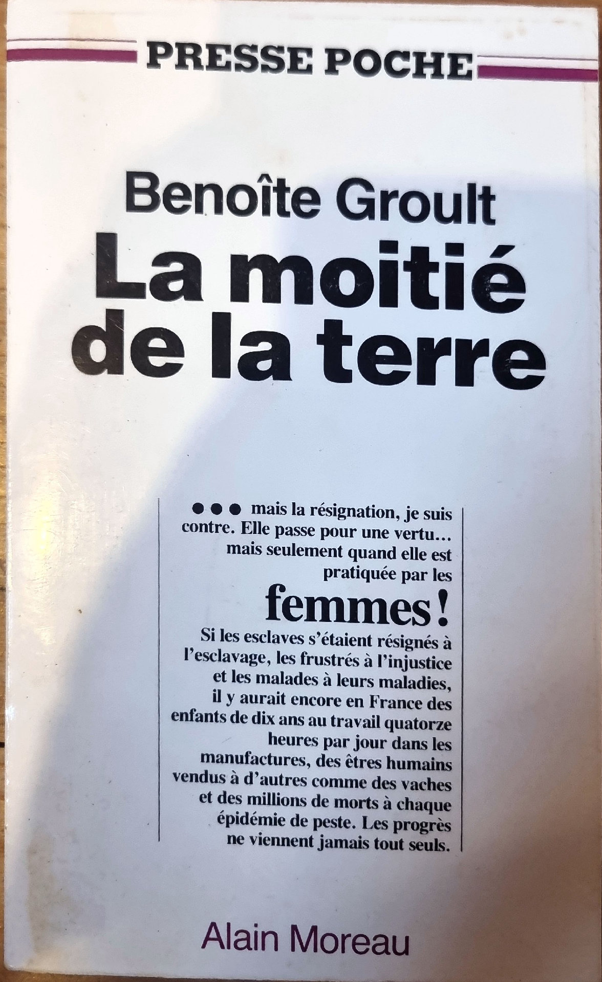La moitié de la terre