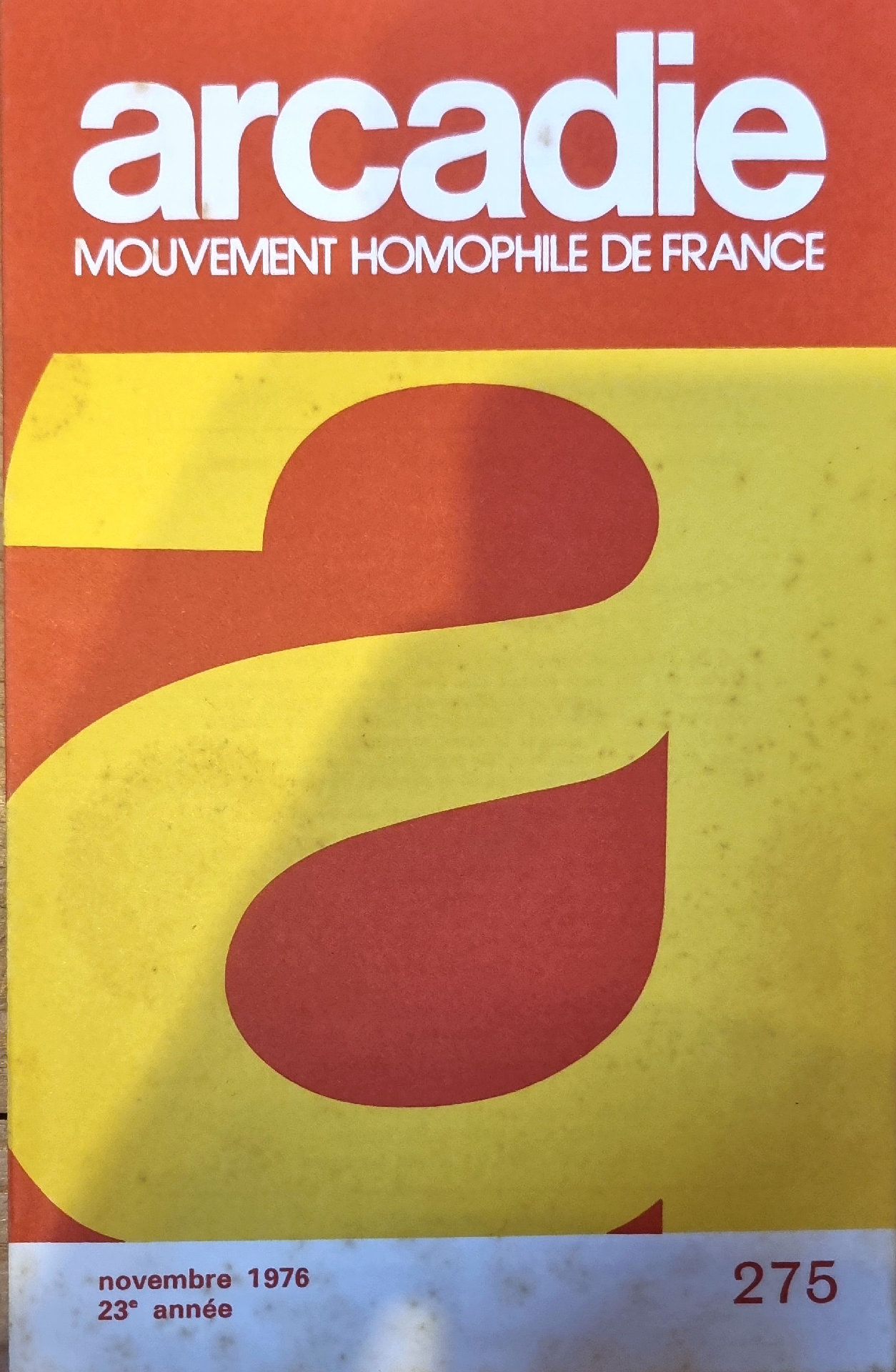 Arcadie : Mouvement Homophile de France, Revue Littéraire et Scientifique