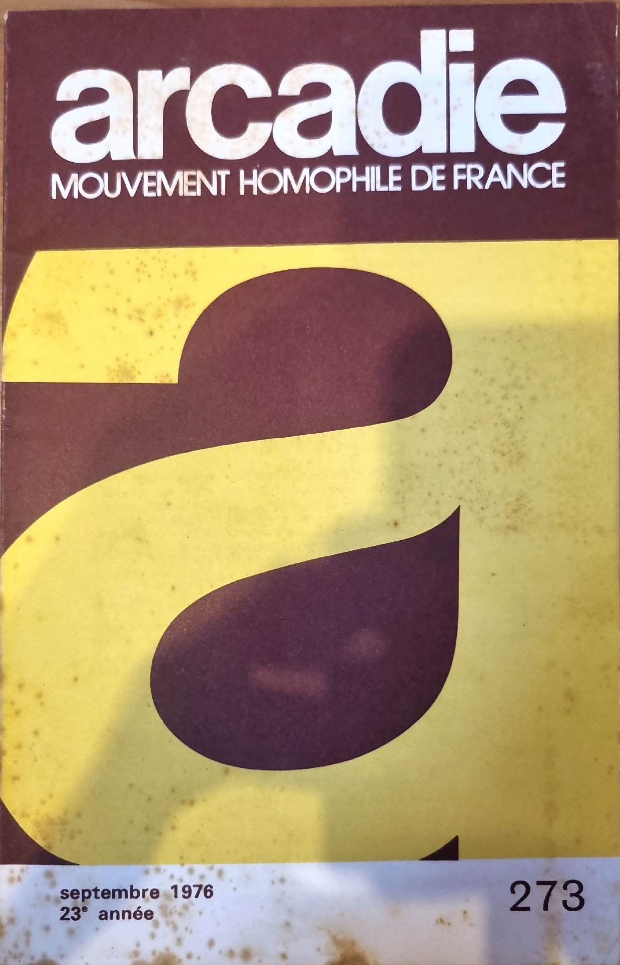 Arcadie : Mouvement Homophile de France, Revue Littéraire et Scientifique