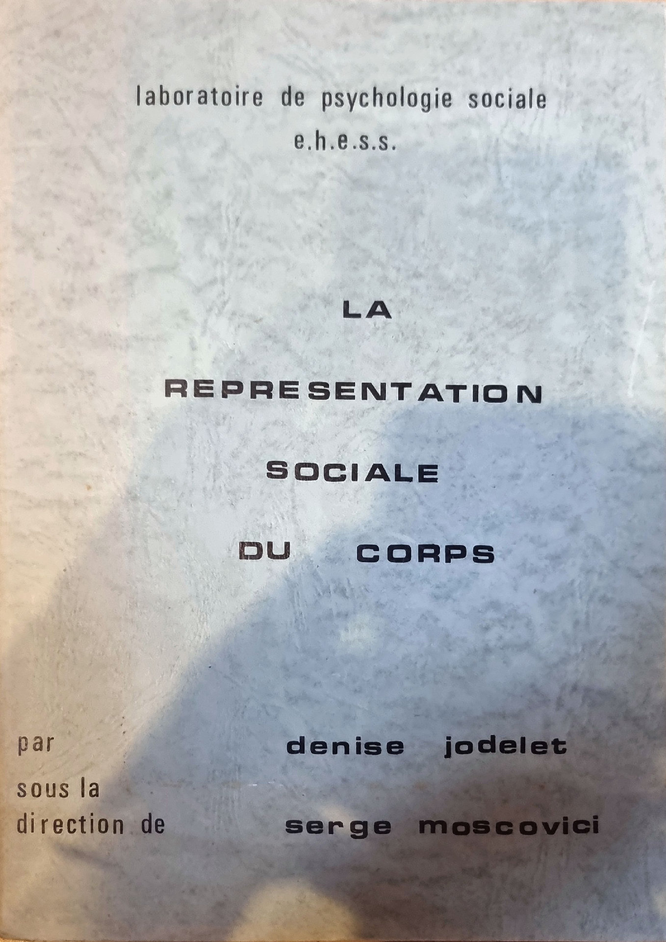La Représentation Sociale du Corps