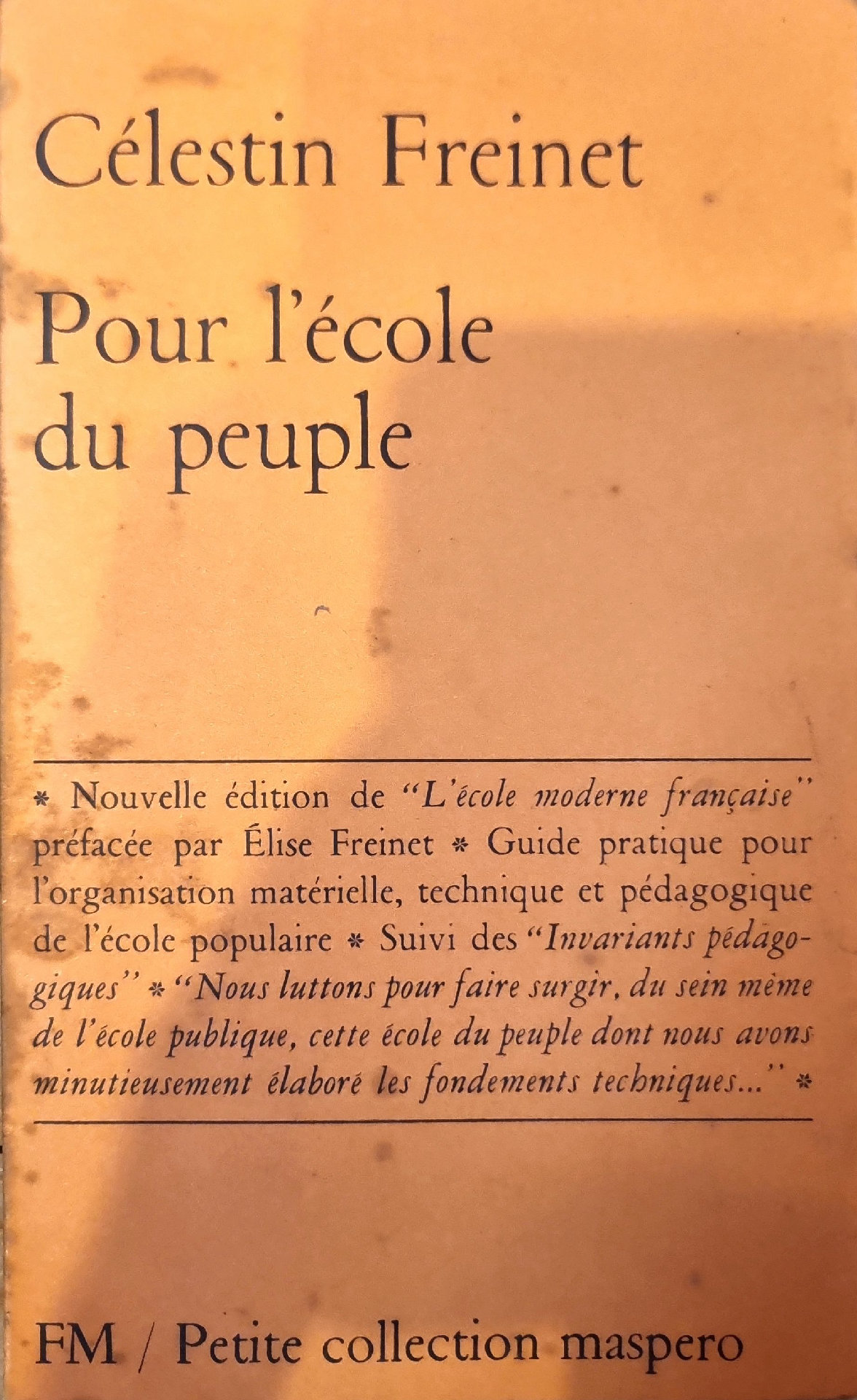 Pour l&rsquo;école du peuple