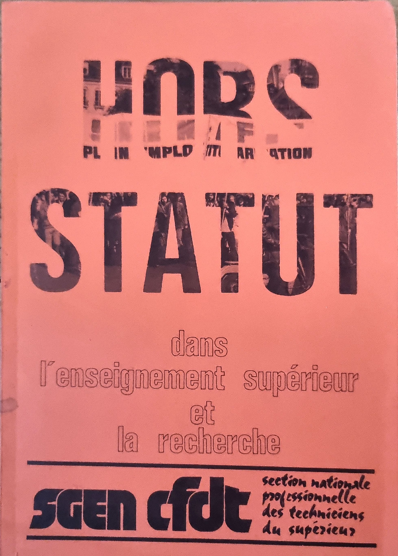 STATUT dans l&rsquo;enseignement supérieur et la recherche