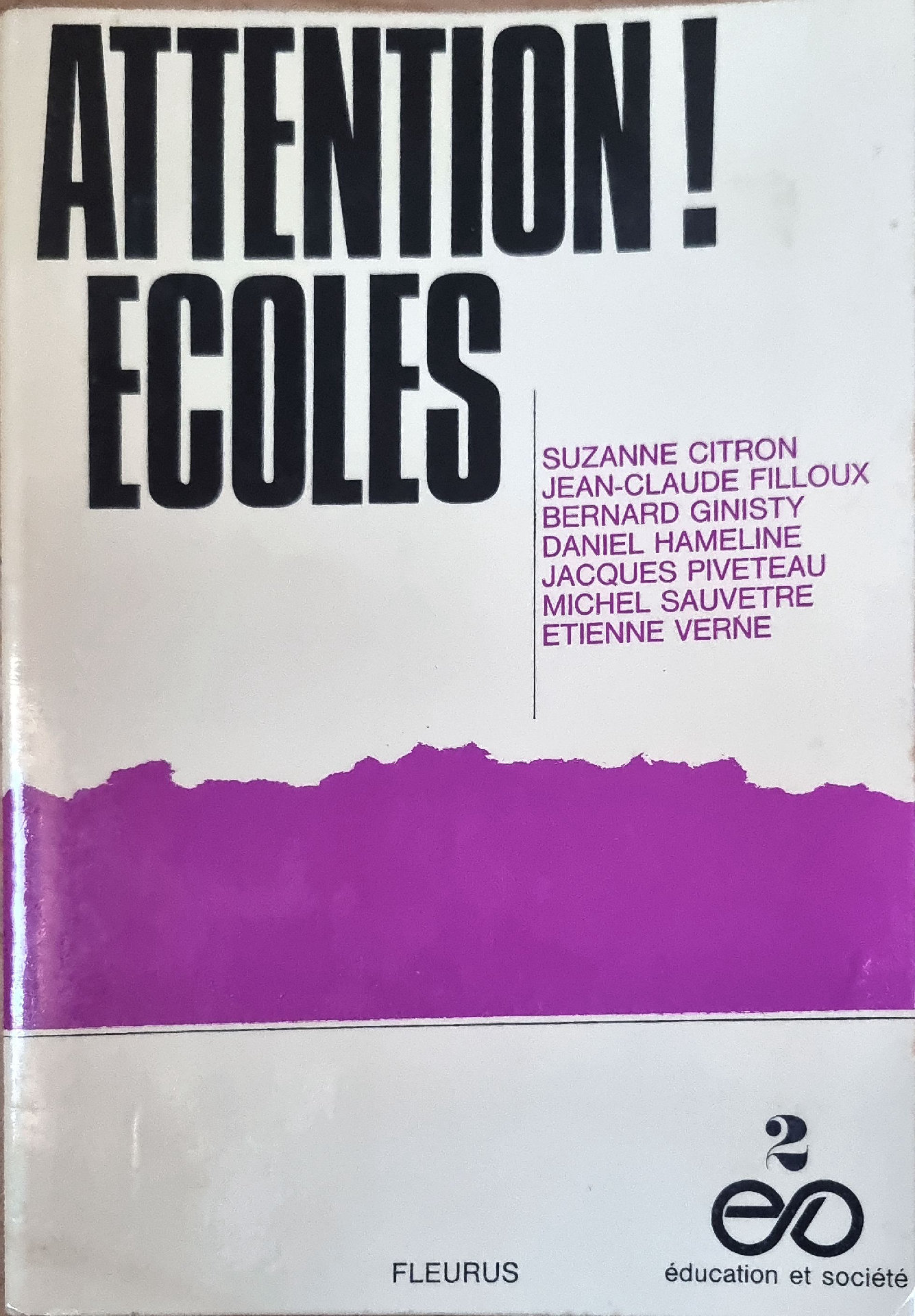 ATTENTION! ECOLES