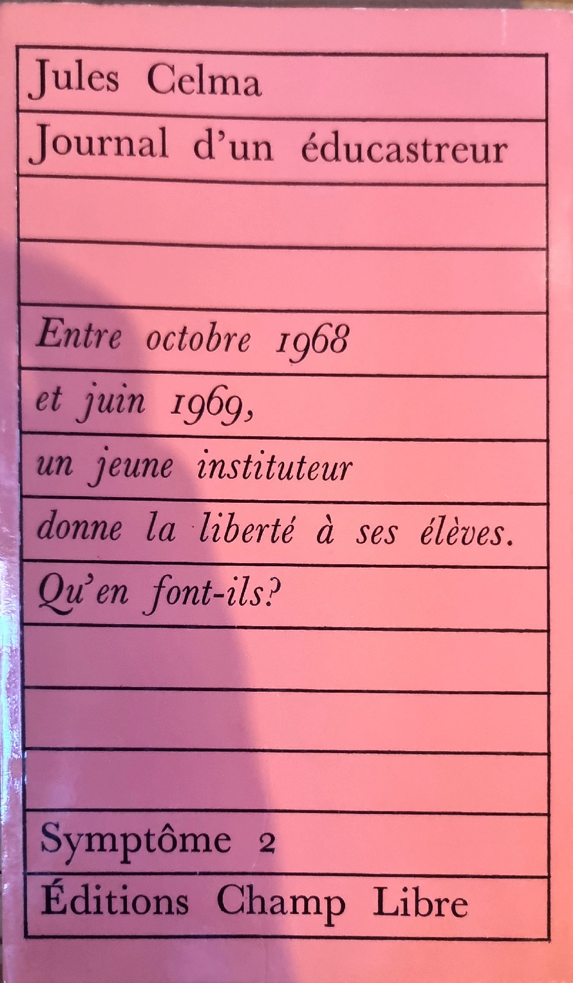 Journal d&rsquo;un éducastrateur