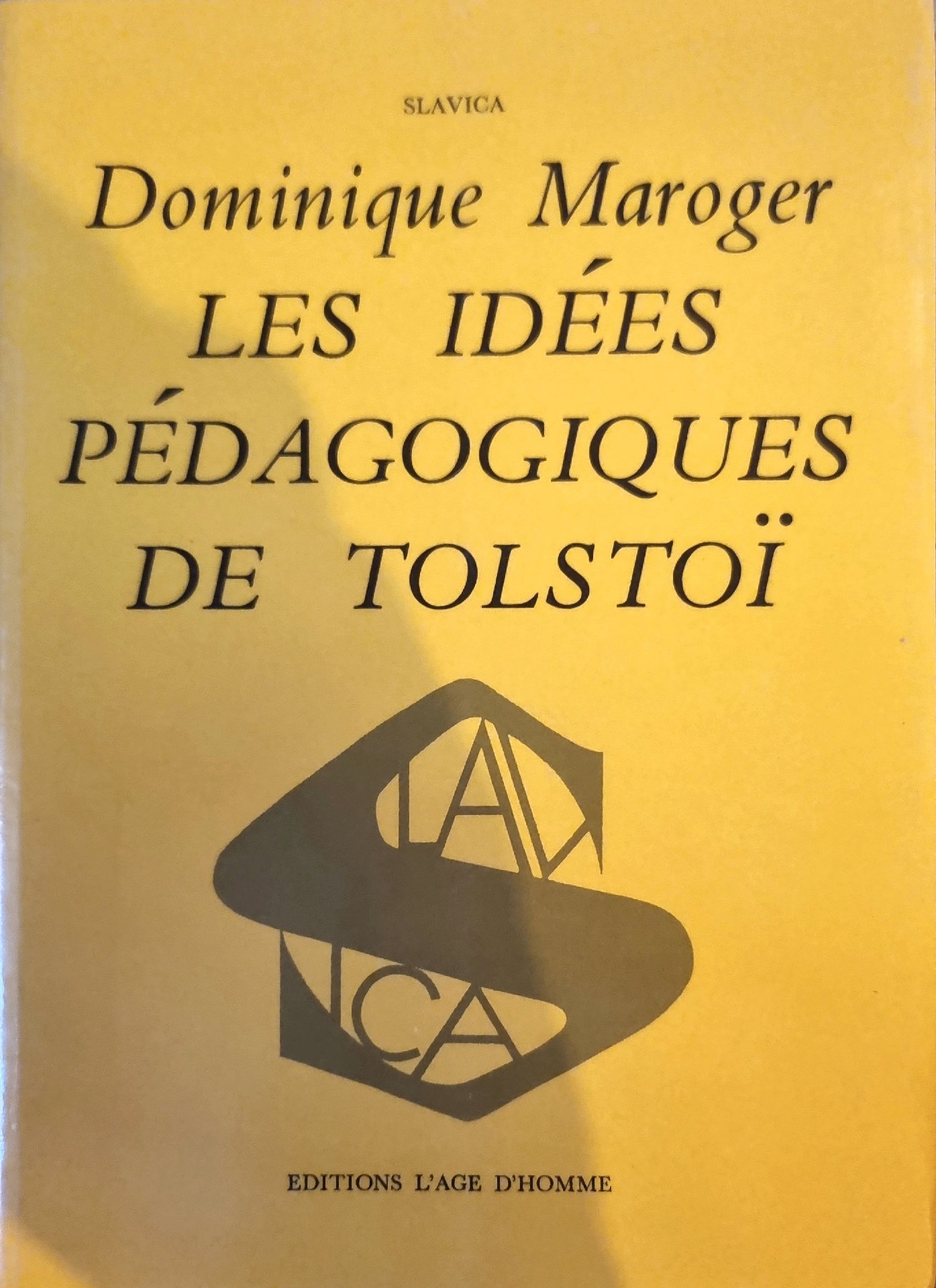 Les Idées Pédagogiques de Tolstoï