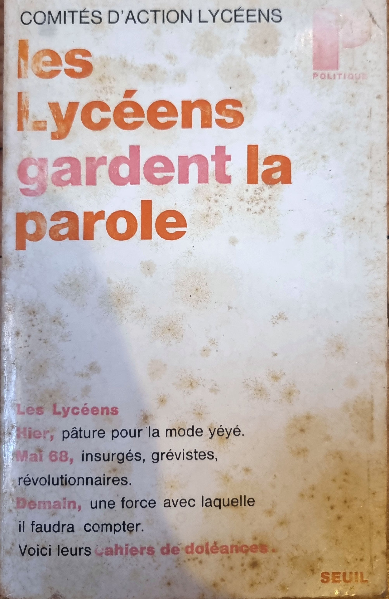 Les Lycéens gardent la parole