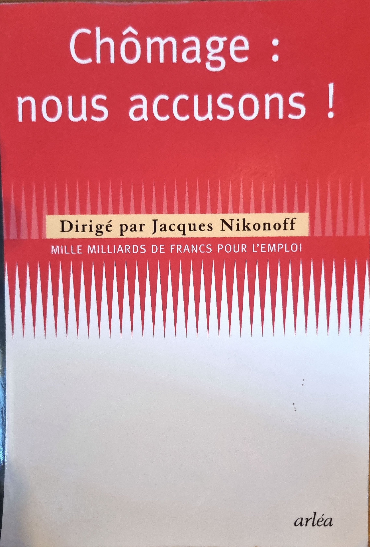 Chômage : nous accusons !