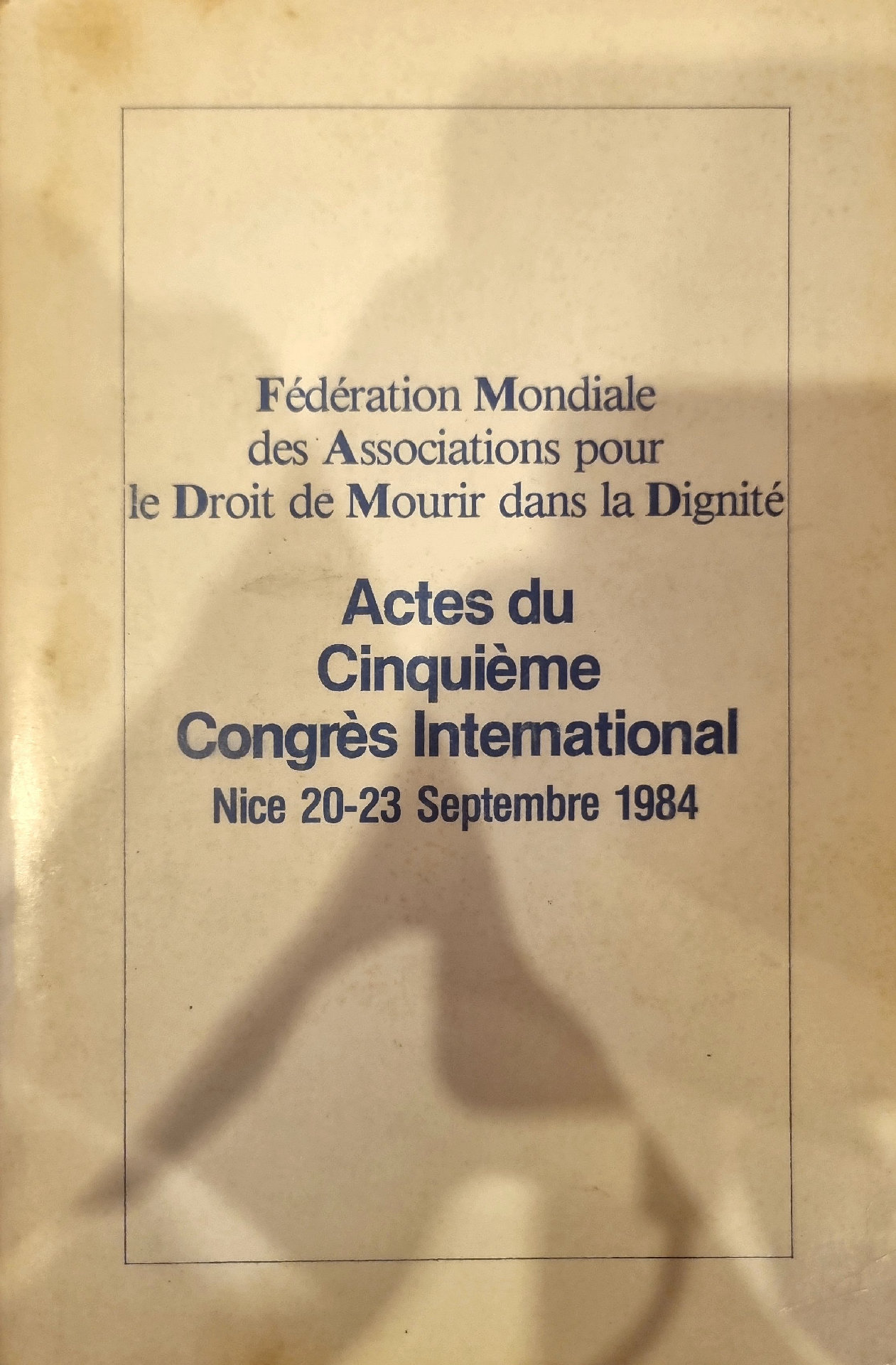 Actes du Cinquième Congrès International