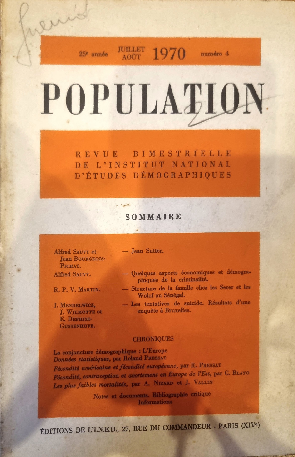 Population, n° 4