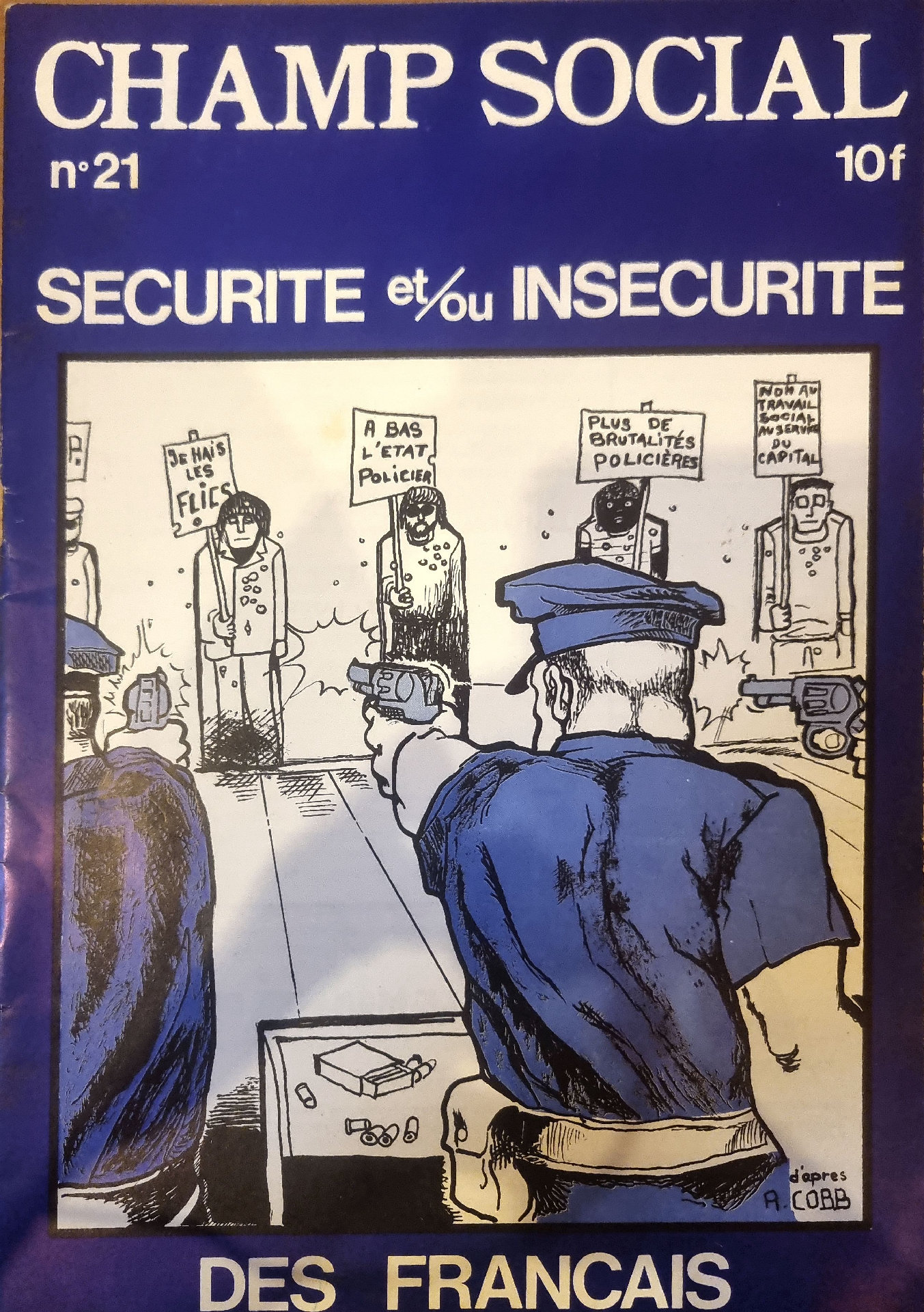 CHAMP SOCIAL n°21 SECURITE et/ou INSECURITE DES FRANCAIS