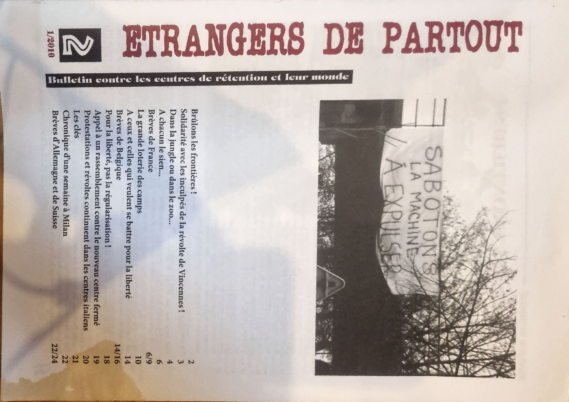 ETRANGERS DE PARTOUT