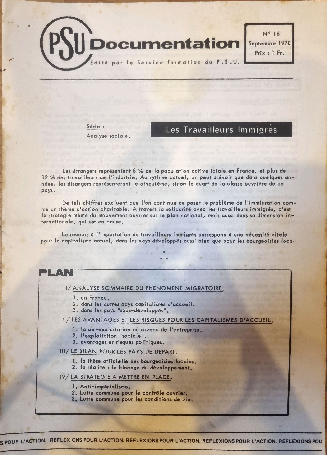 Les Travailleurs Immigrés