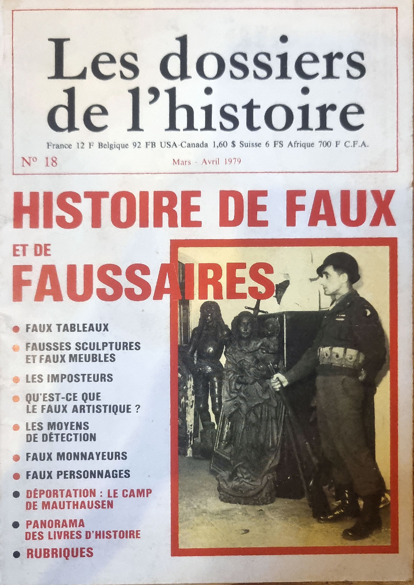 Les dossiers de l&rsquo;Histoire N° 18 : Histoire de Faux et de Faussaires
