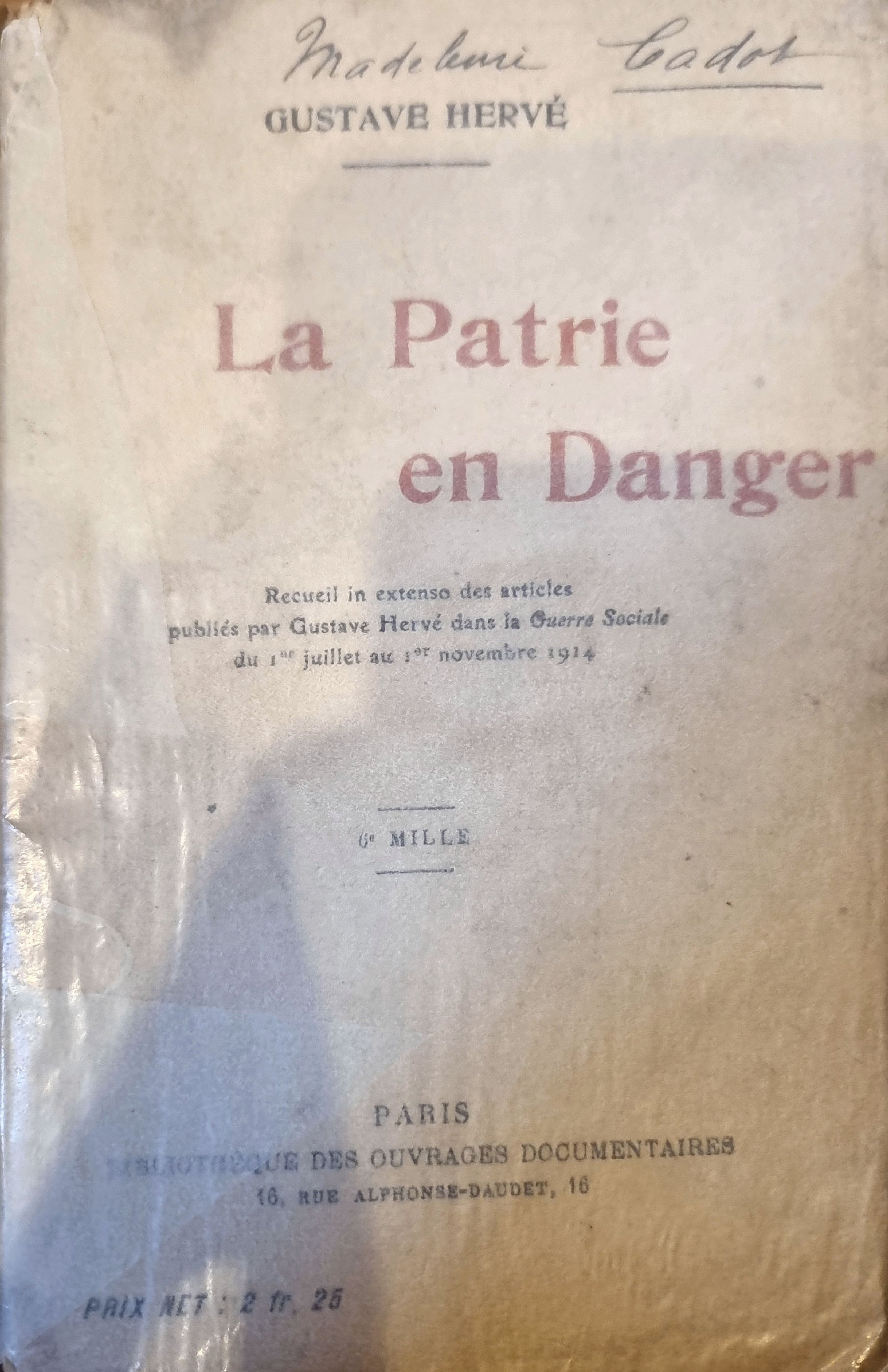 La Patrie en Danger