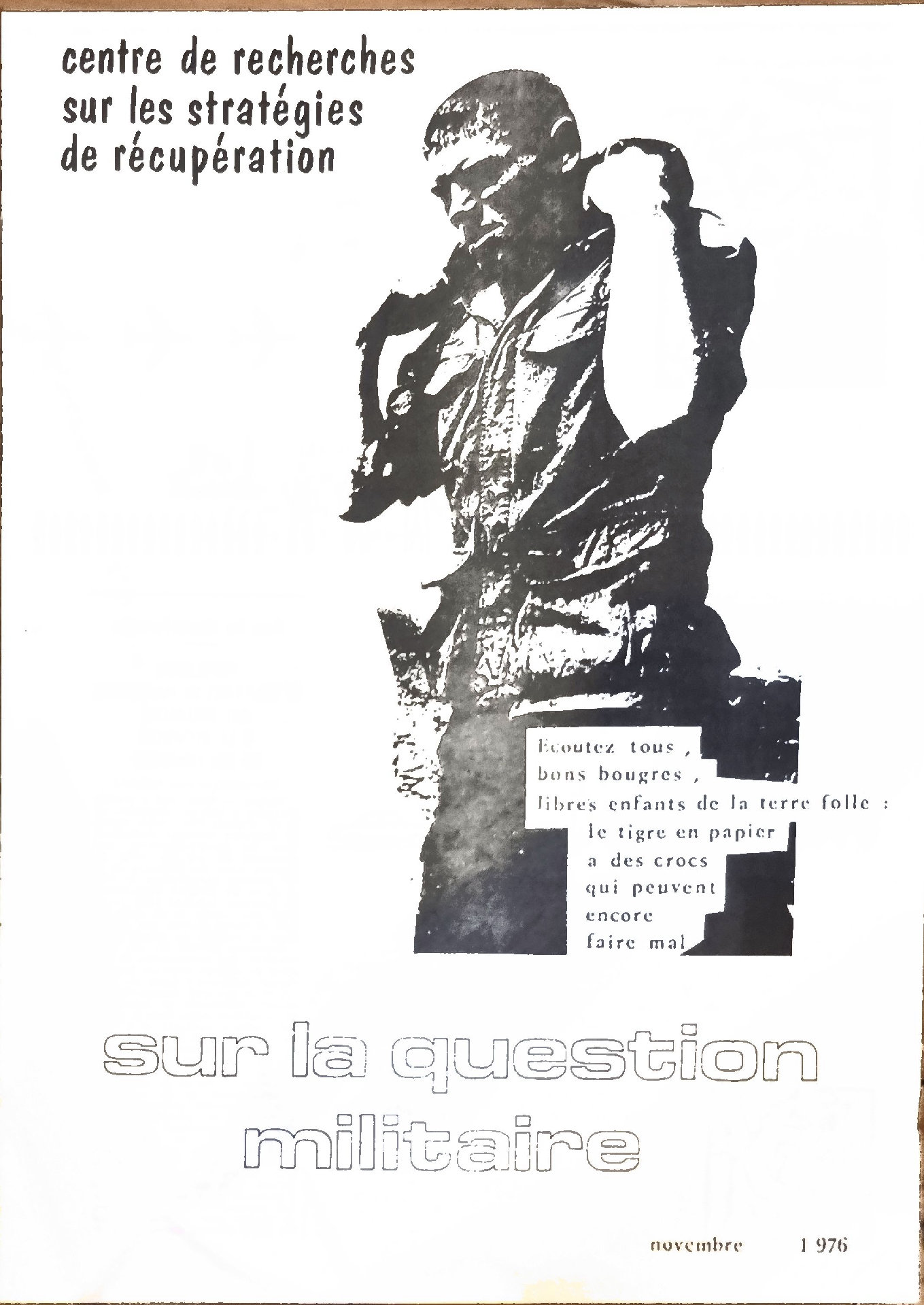 Sur la question militaire