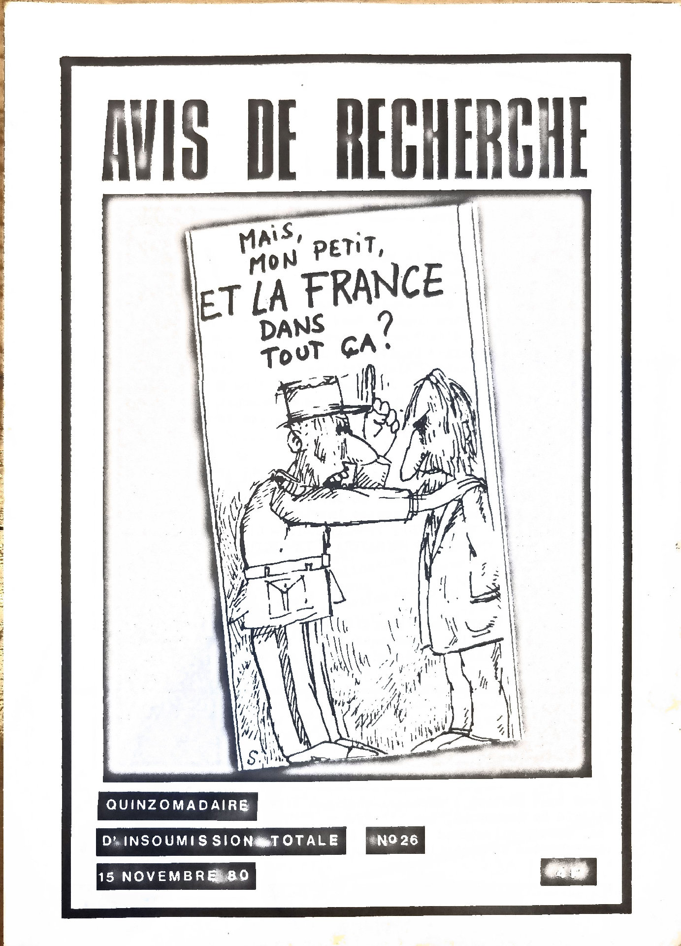 Avis de recherche