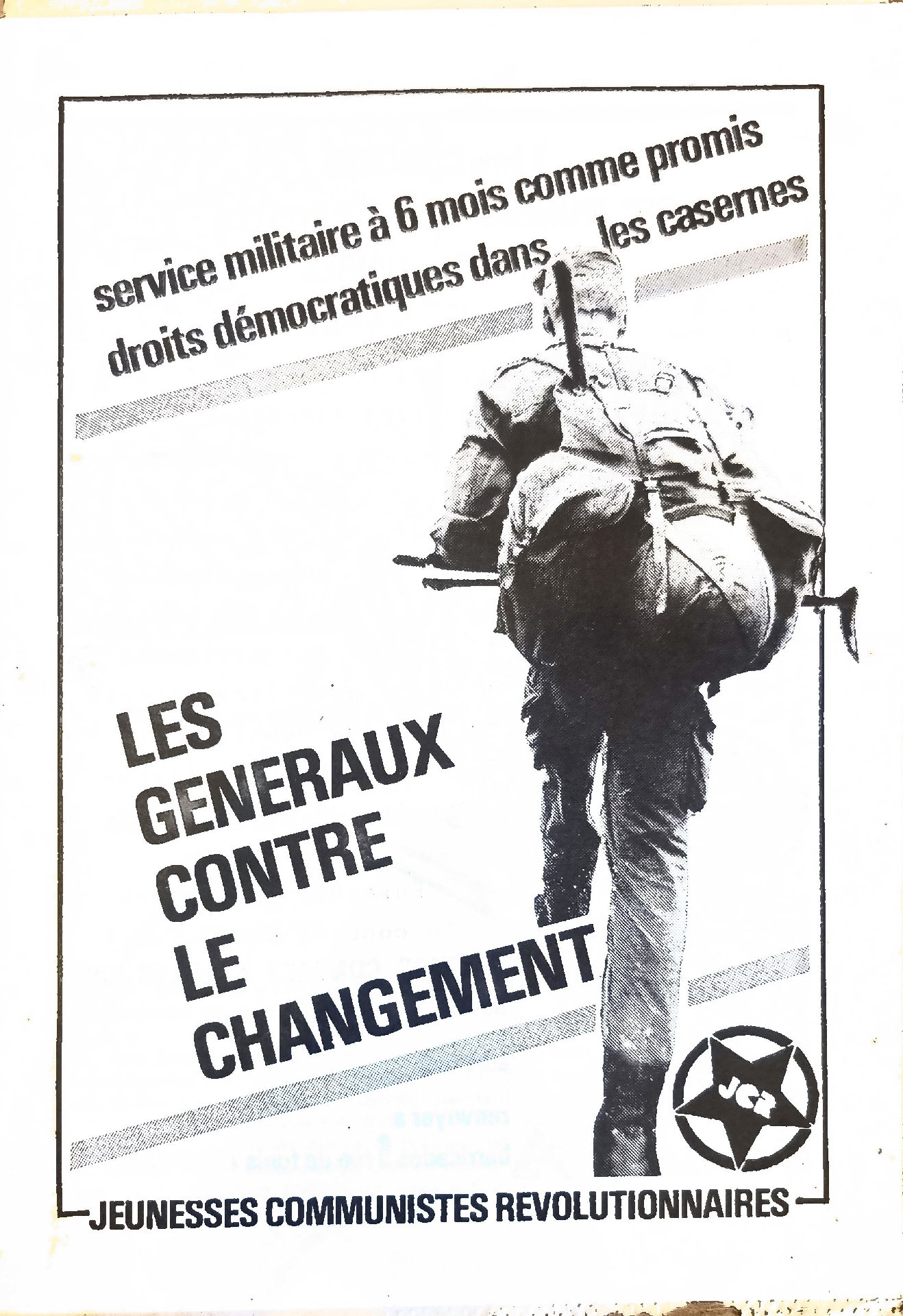 LES GENERAUX CONTRE LE CHANGEMENT