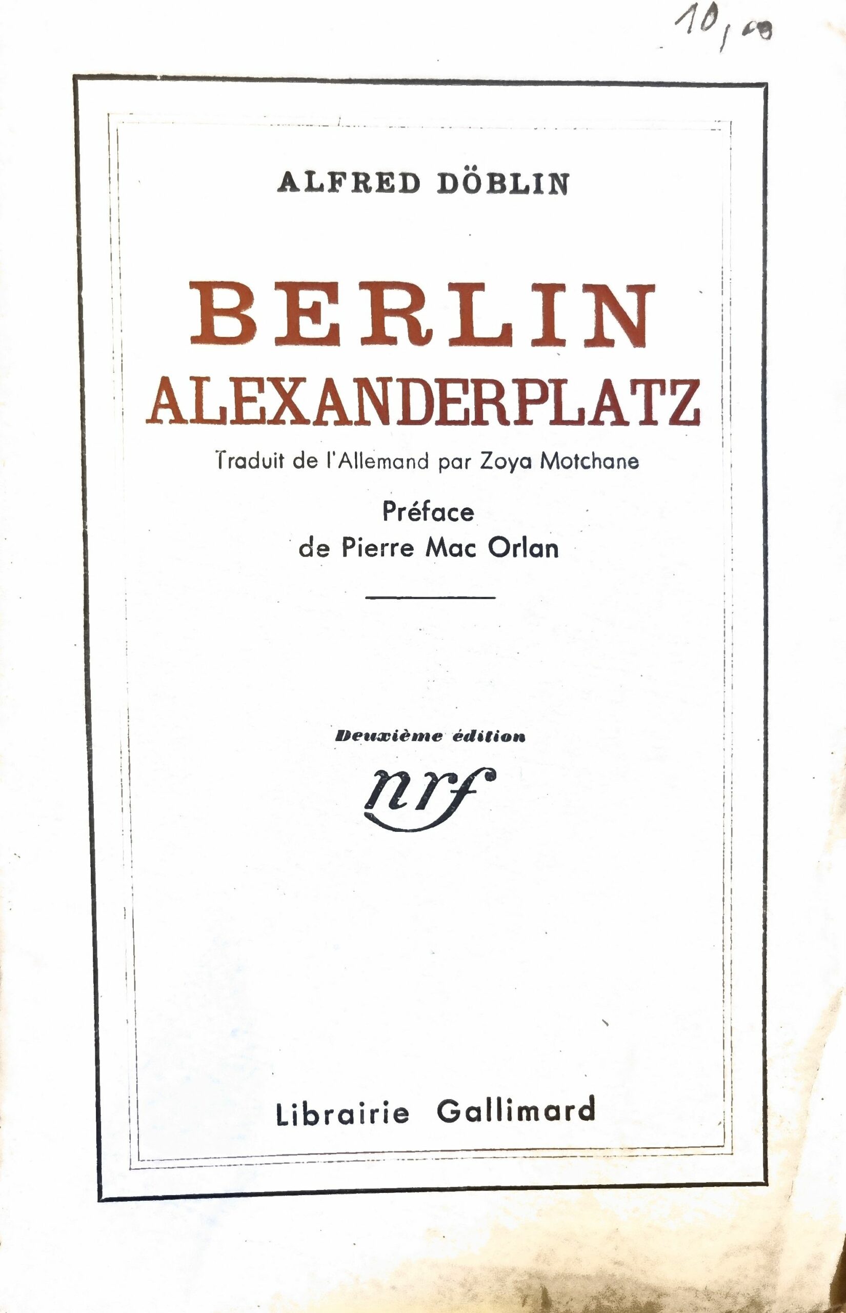 BERLIN ALEXANDERPLATZ