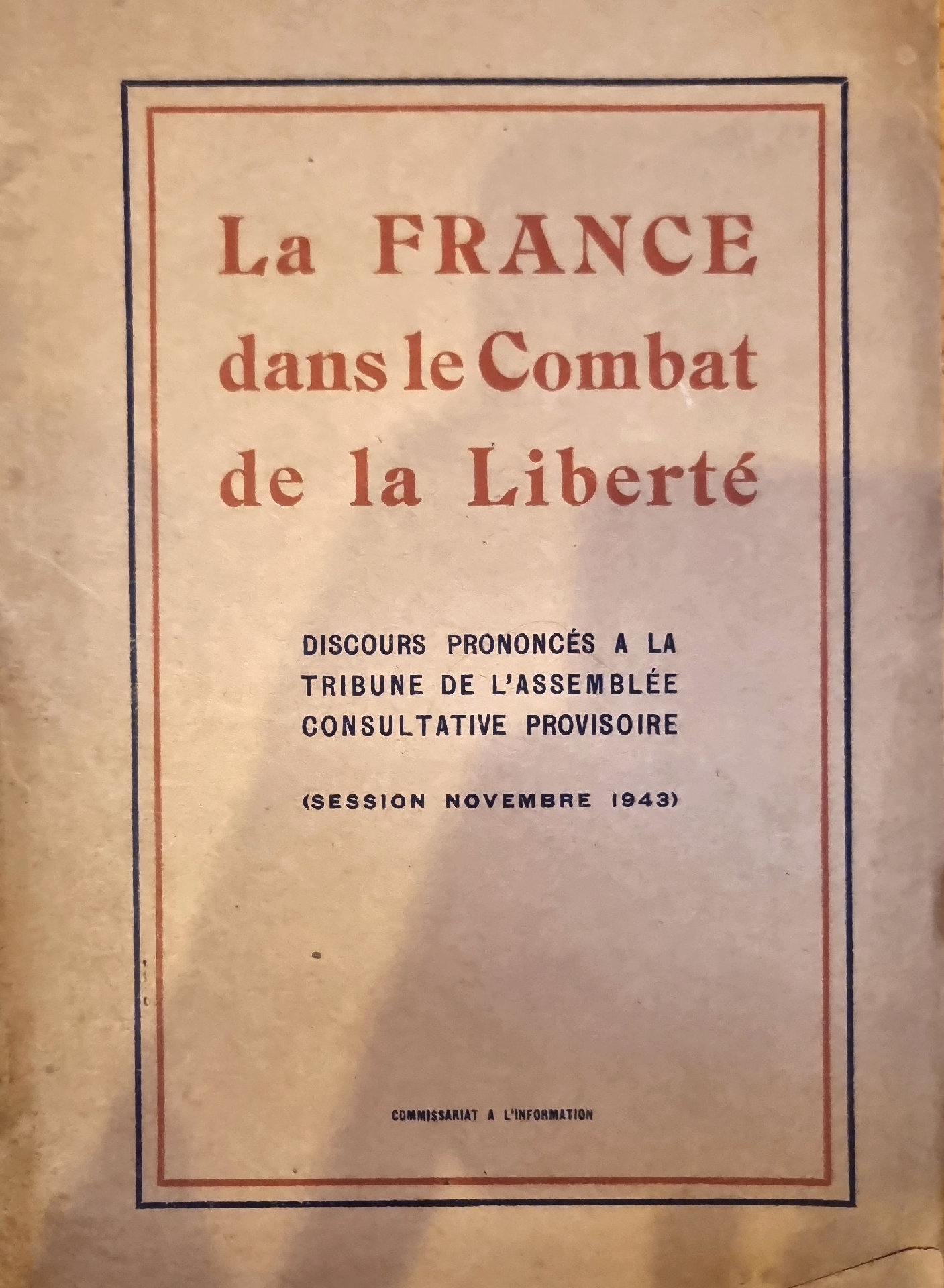 La FRANCE dans le Combat de la Liberté