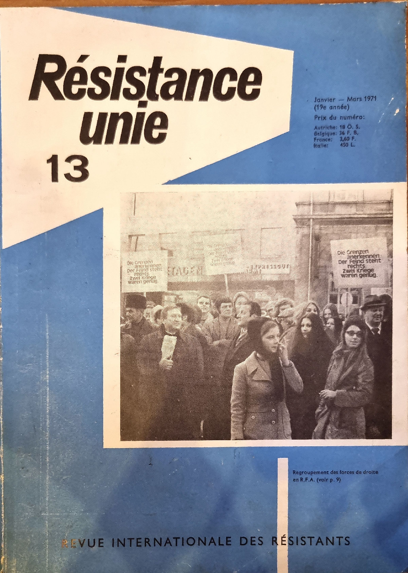 Résistance unie N°13